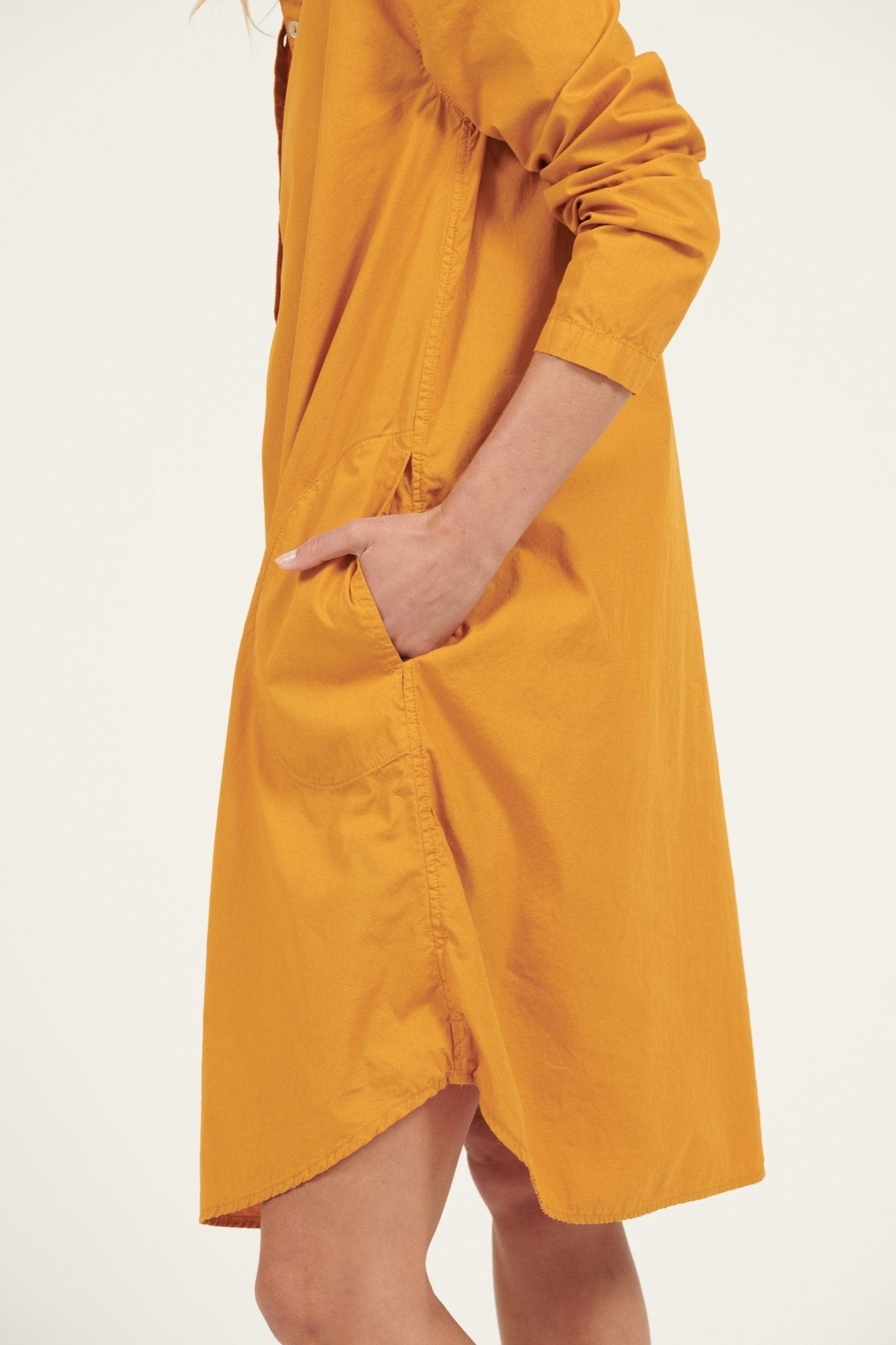 BINDIE SHIRT DRESS - MIMOSA - Primness