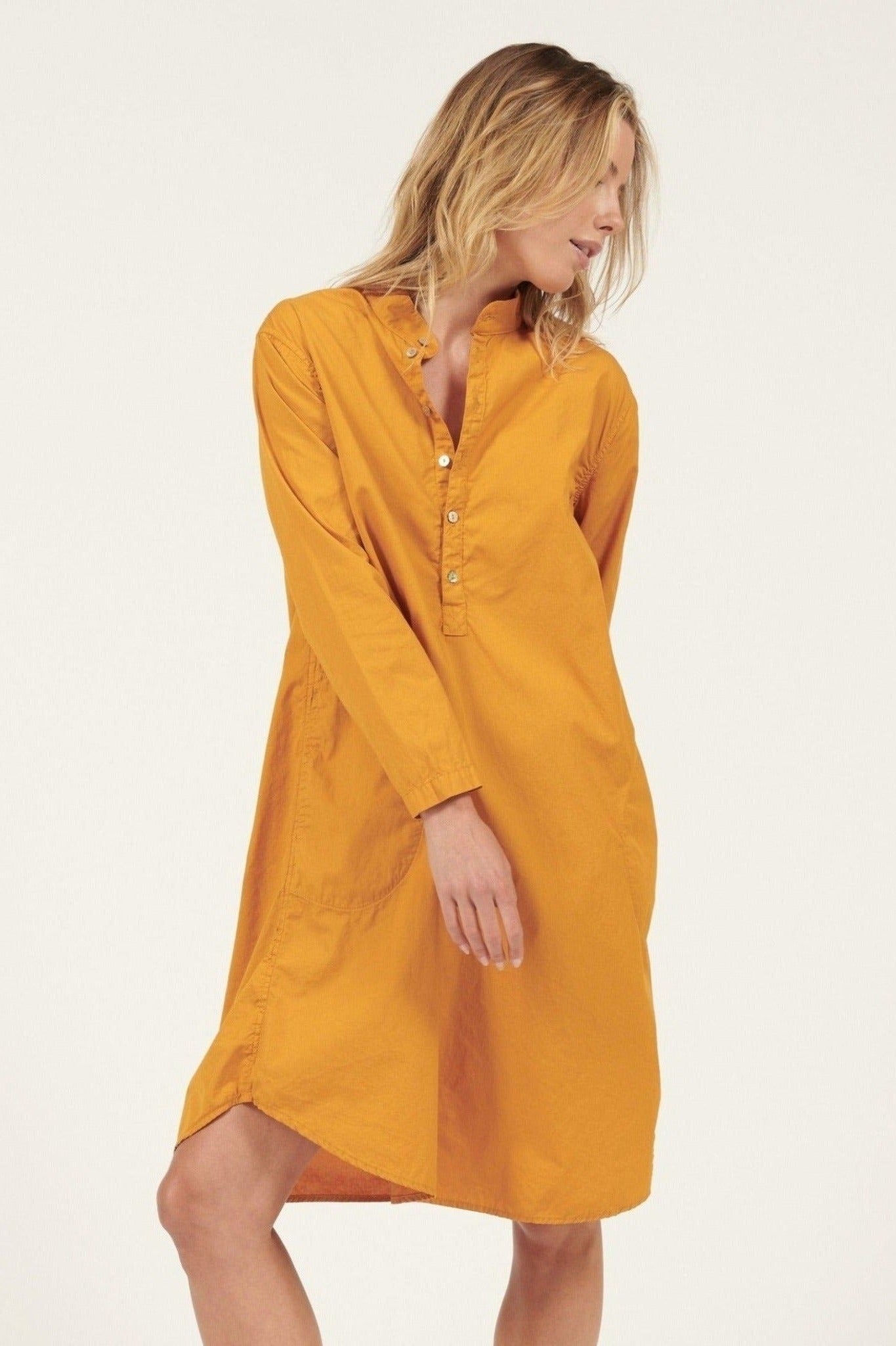 BINDIE SHIRT DRESS - MIMOSA - Primness