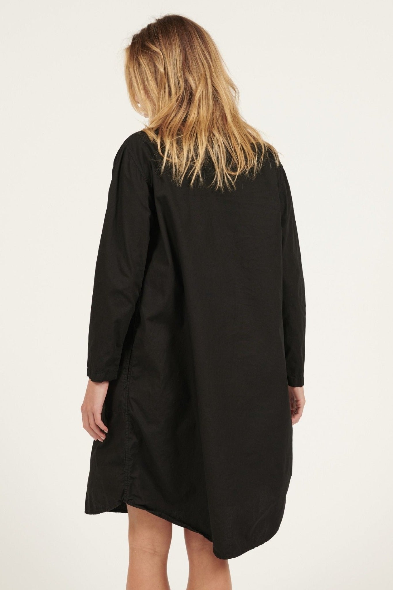 BINDIE SHIRT DRESS - NOIR - Primness