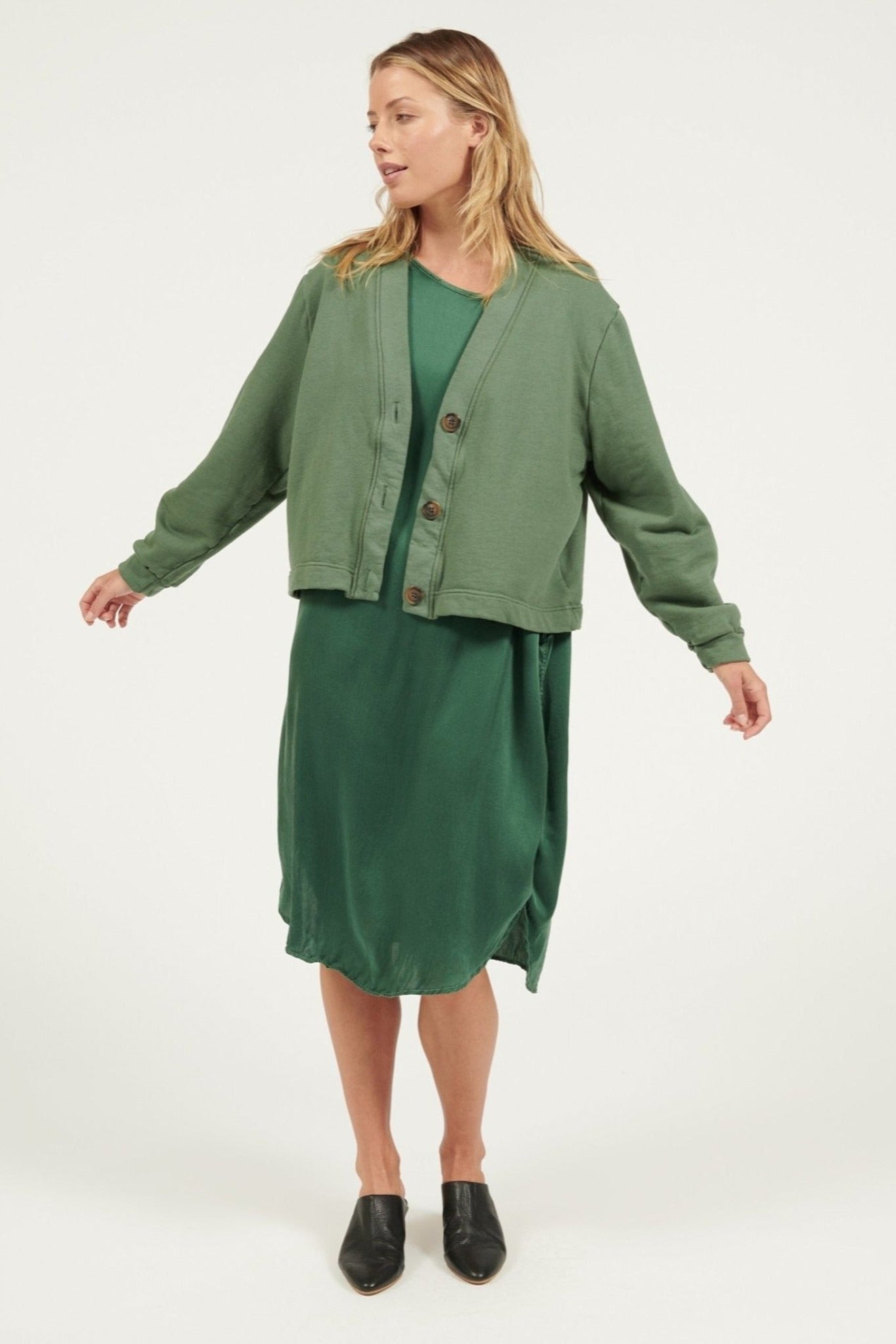 BINXY JACKET - BOTTLE GREEN - Primness