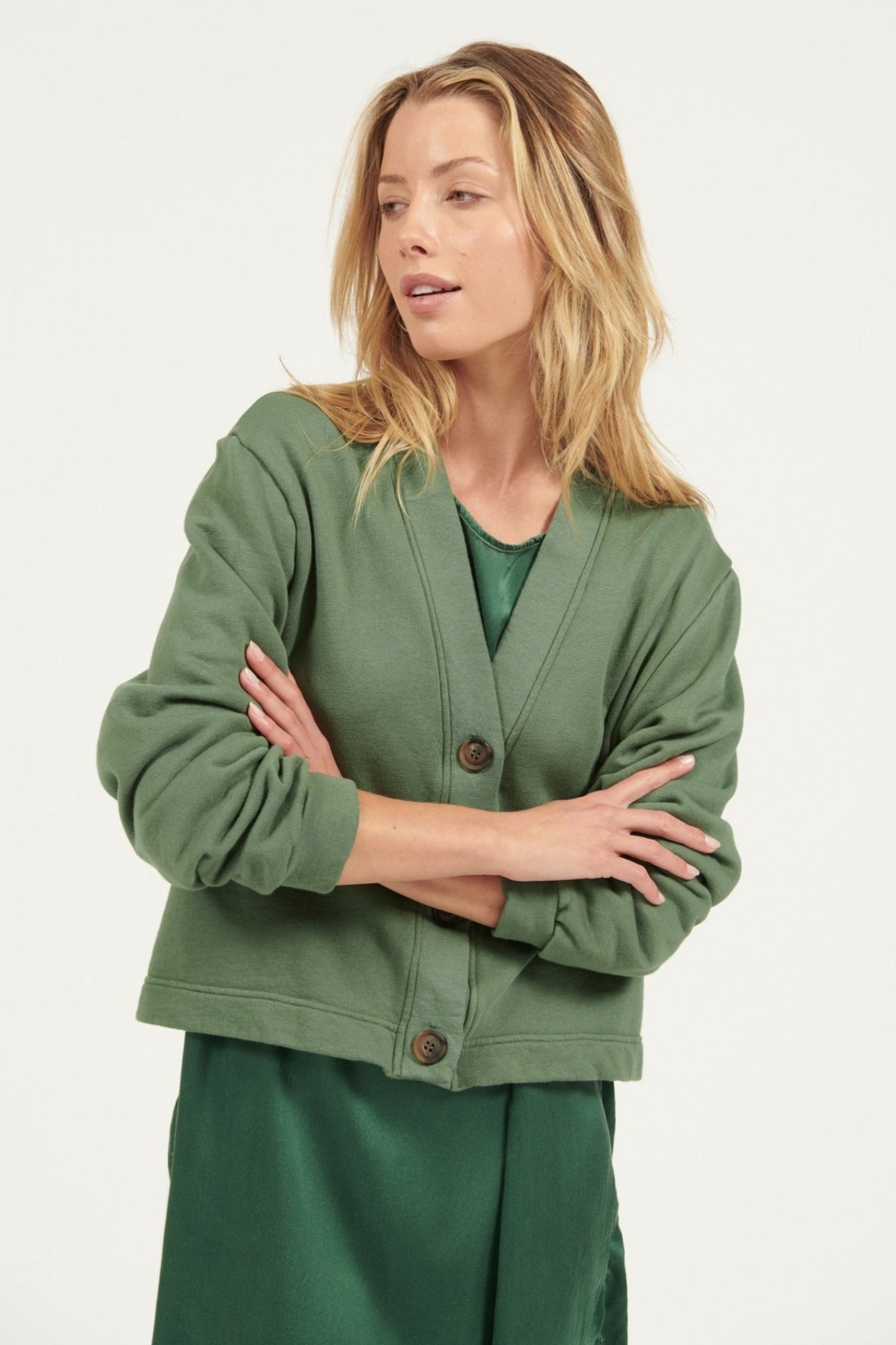 BINXY JACKET - BOTTLE GREEN - Primness