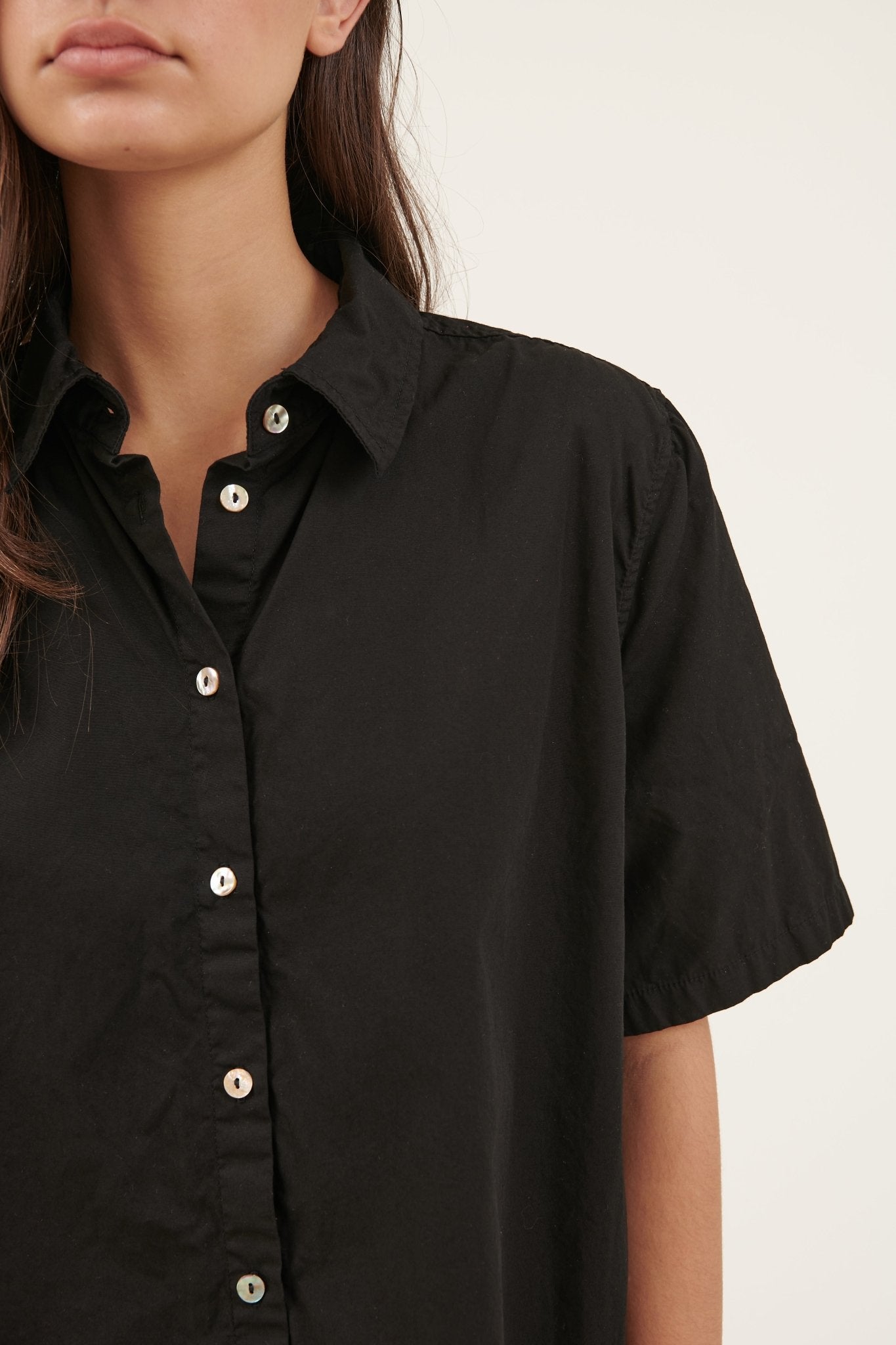 BOCCI SHIRT - NOIR - FINAL SALE - Primness