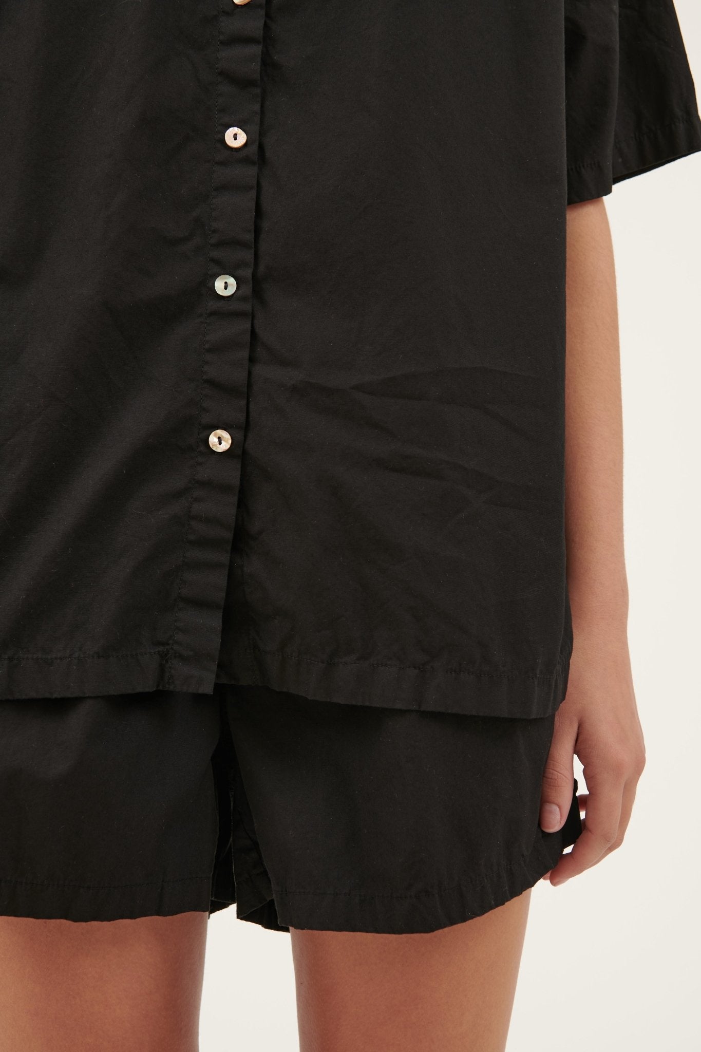 BOCCI SHIRT - NOIR - FINAL SALE - Primness