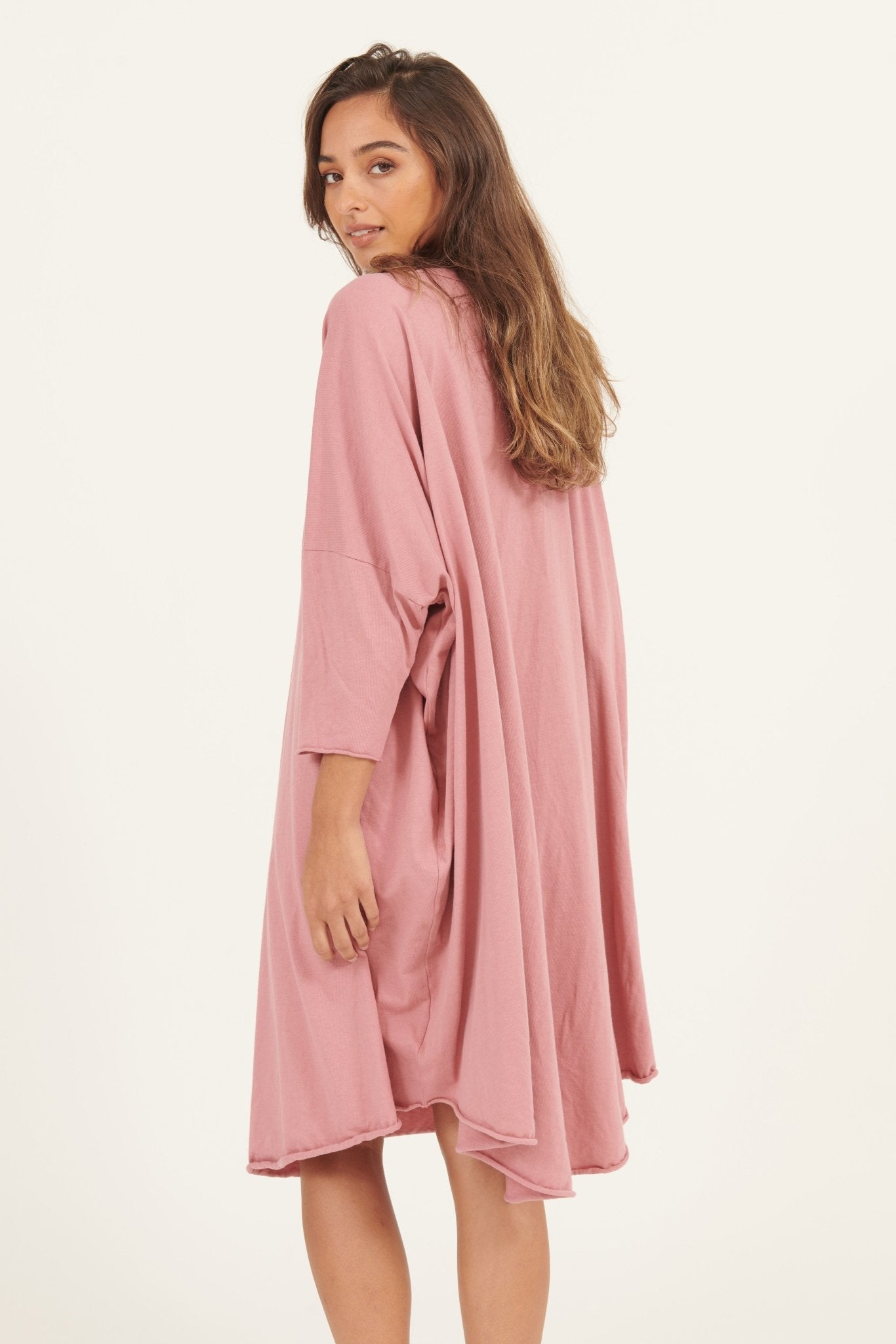 BOX L/S DRESS- BLUSHED - Primness