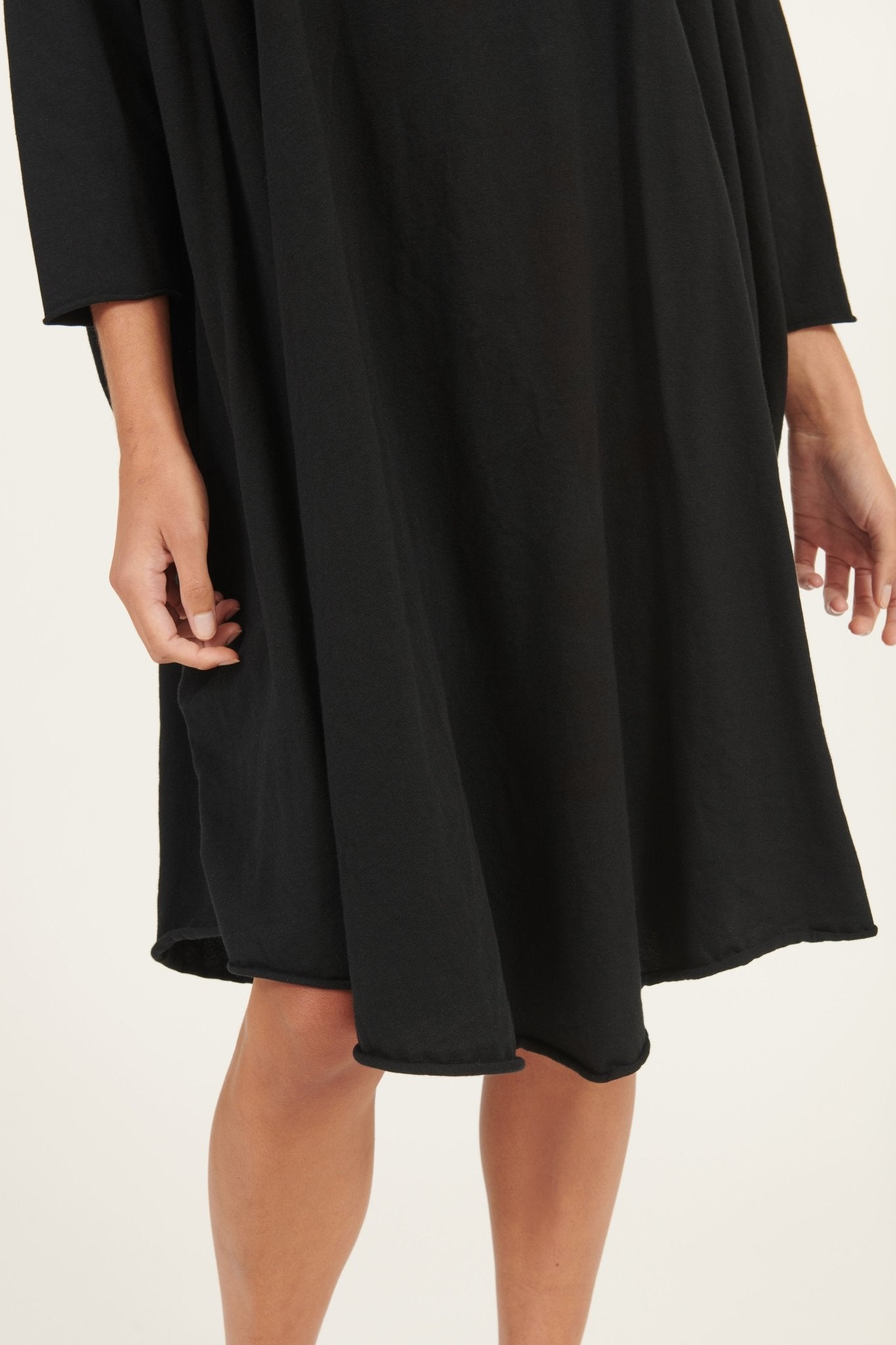 BOX L/S DRESS- NOIR - Primness