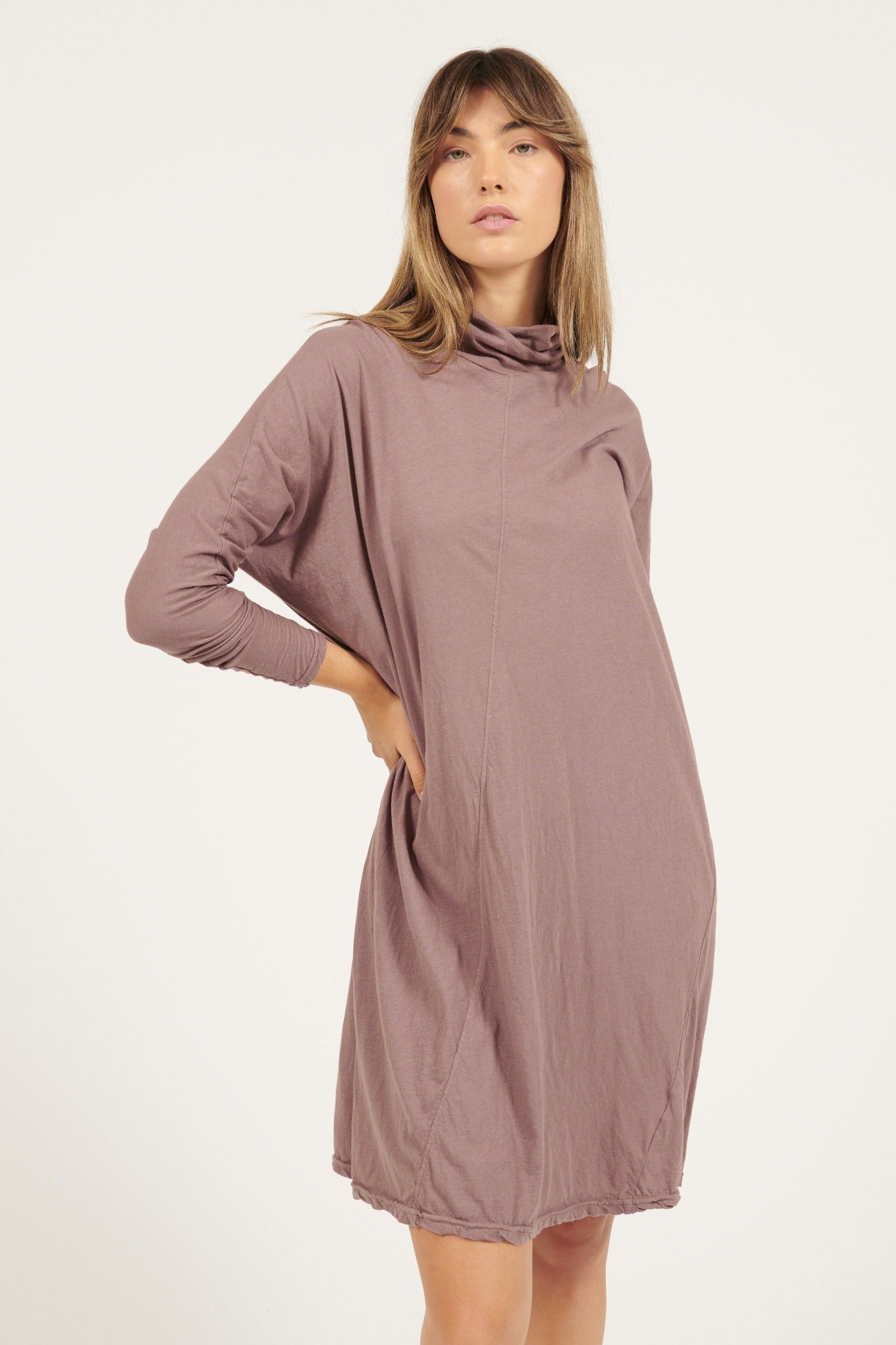 BRAVI DRESS - MULBERRY (PRE-ORDER) - Primness