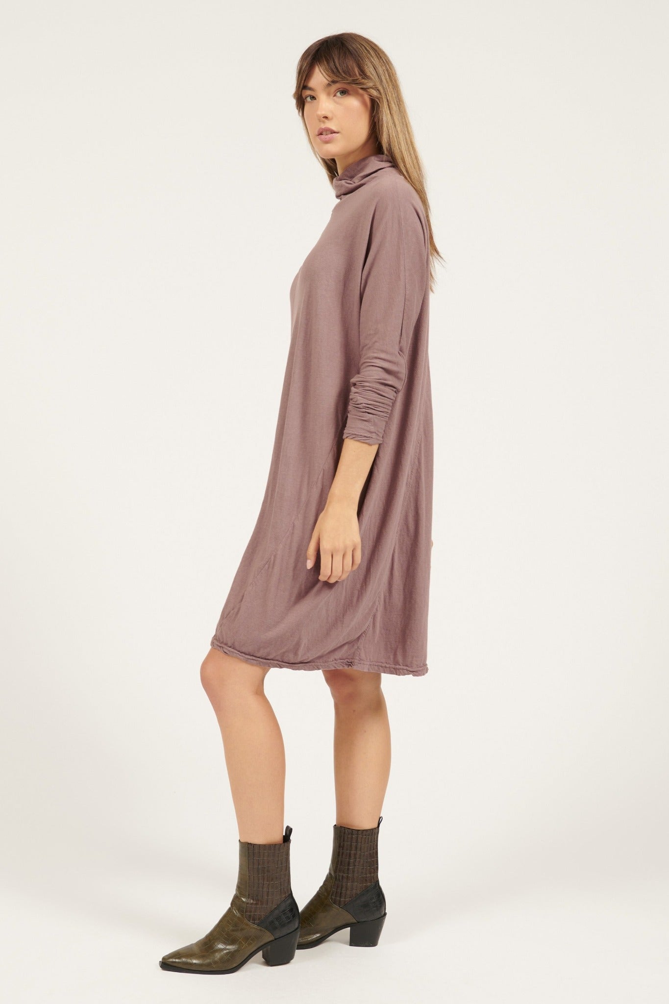 BRAVI DRESS - MULBERRY (PRE-ORDER) - Primness