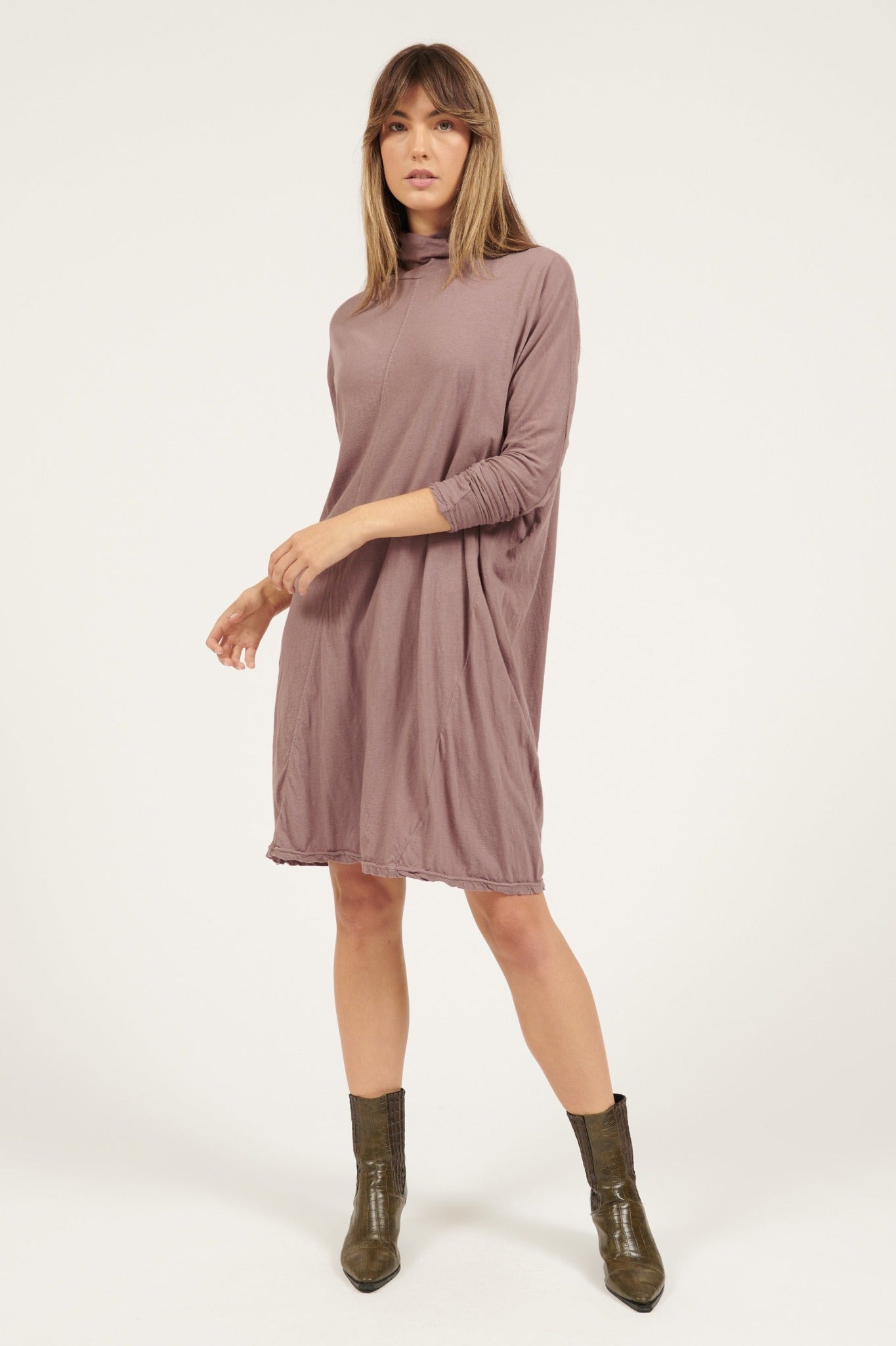 BRAVI DRESS - MULBERRY (PRE-ORDER) - Primness