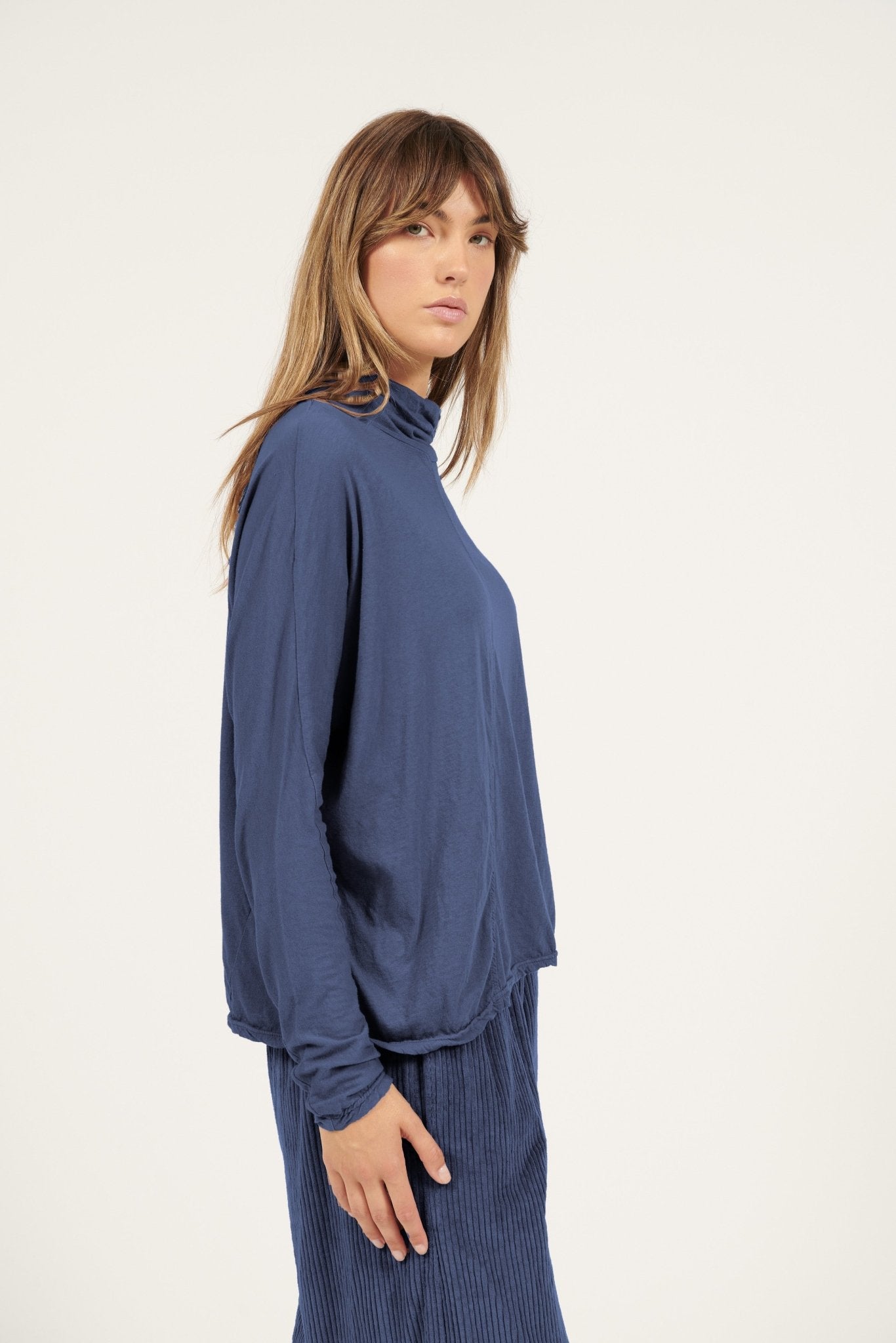 BRAVI TOP - DARK NAVY - Primness