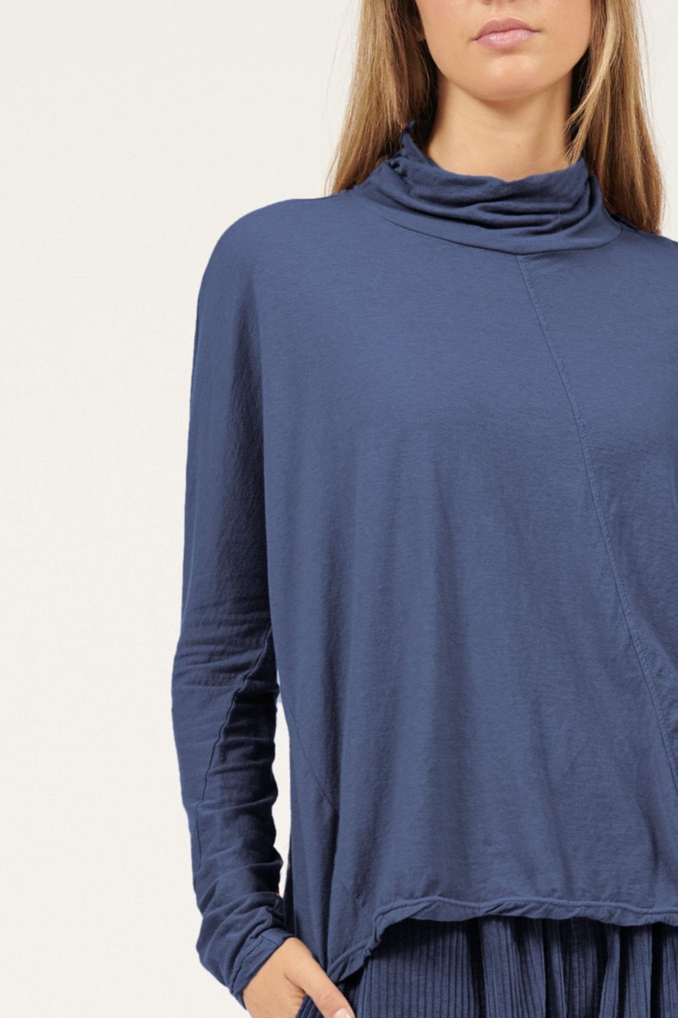 BRAVI TOP - DARK NAVY - Primness