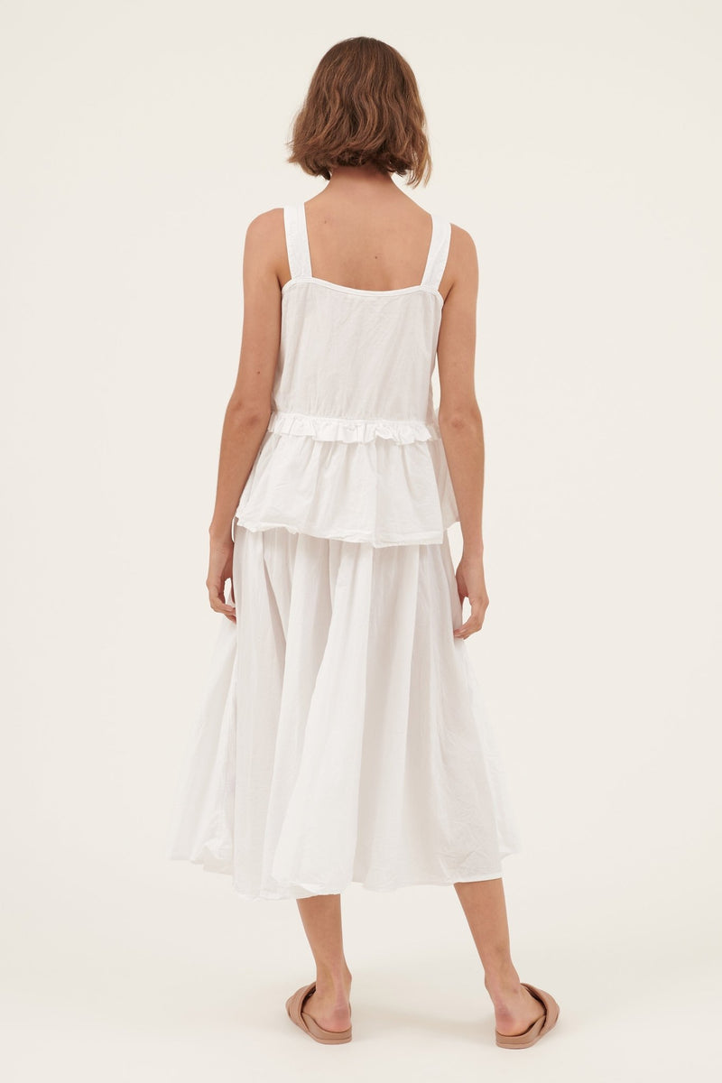 BYRON SUNSETS SKIRT - BLANC - FINAL SALE - Primness