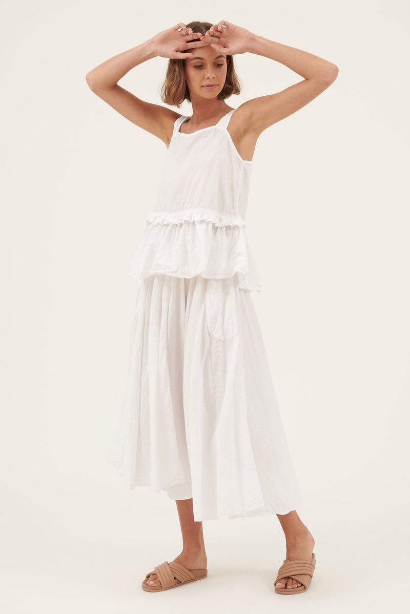 BYRON SUNSETS SKIRT - BLANC - FINAL SALE - Primness