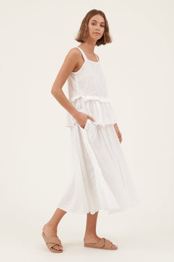 BYRON SUNSETS SKIRT - BLANC - FINAL SALE - Primness