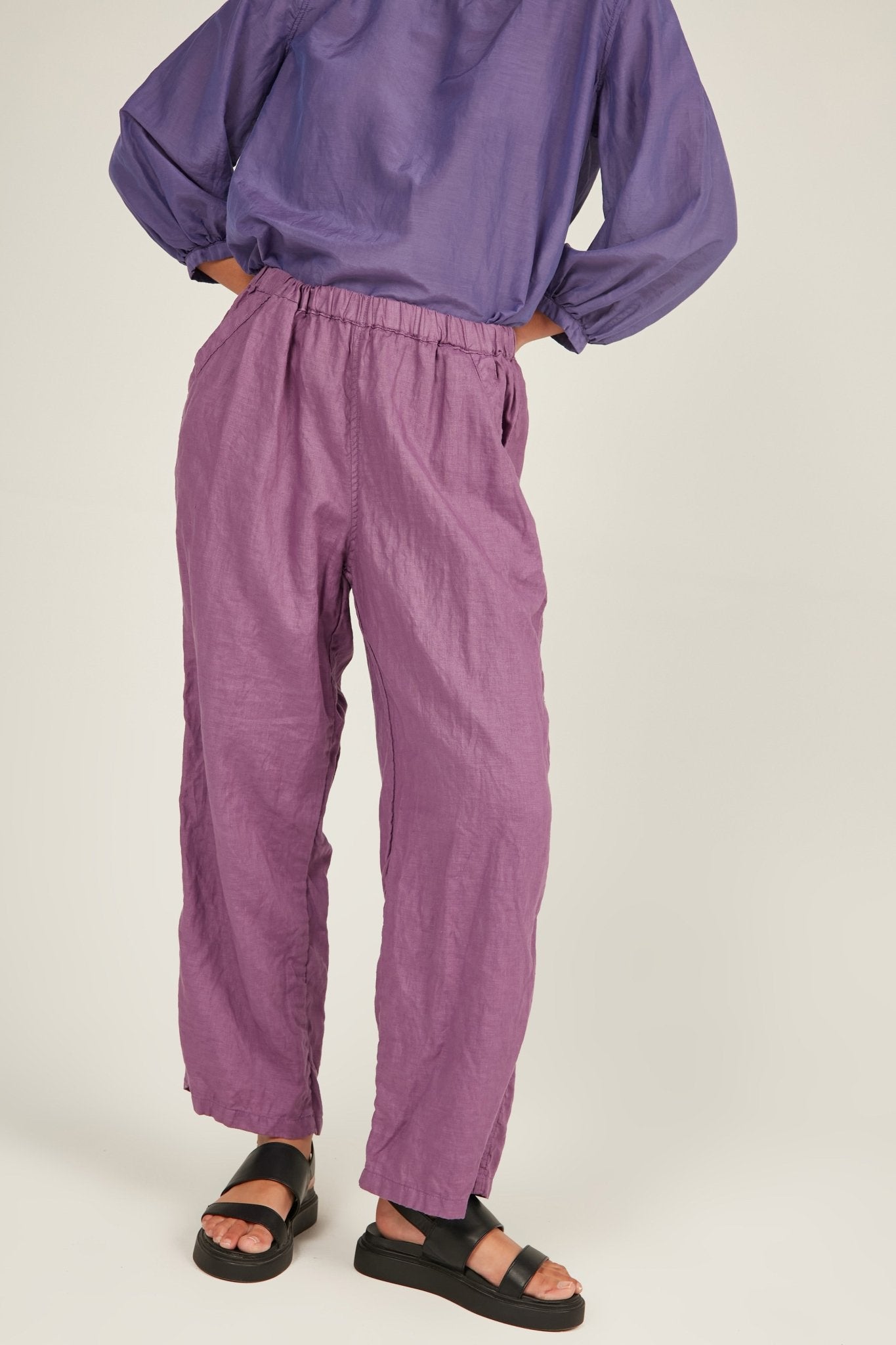 CHICHI PANT - EGGPLANT - Primness