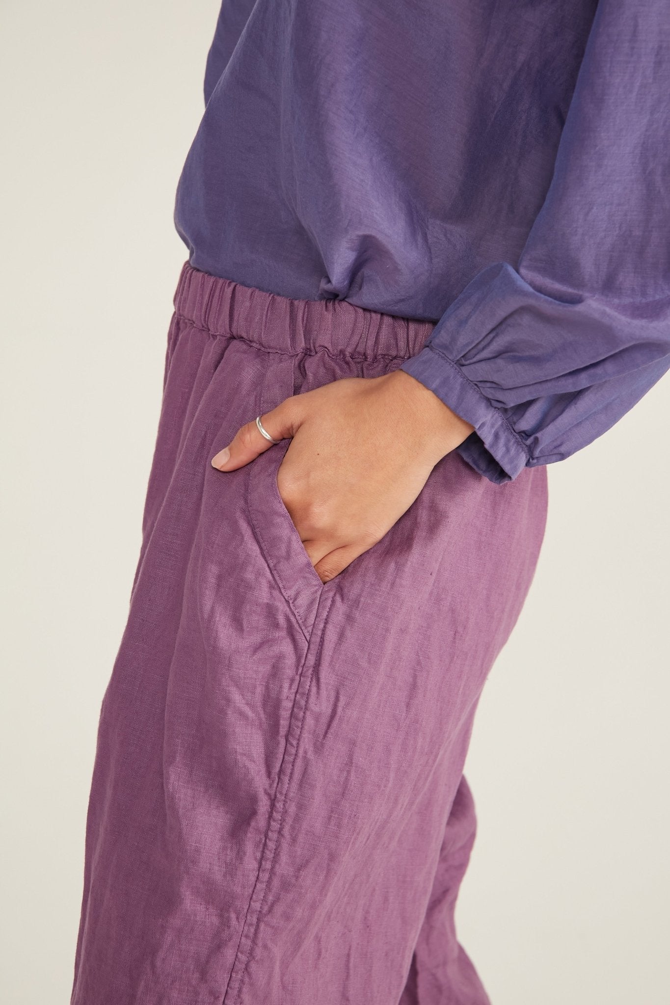 CHICHI PANT - EGGPLANT - Primness