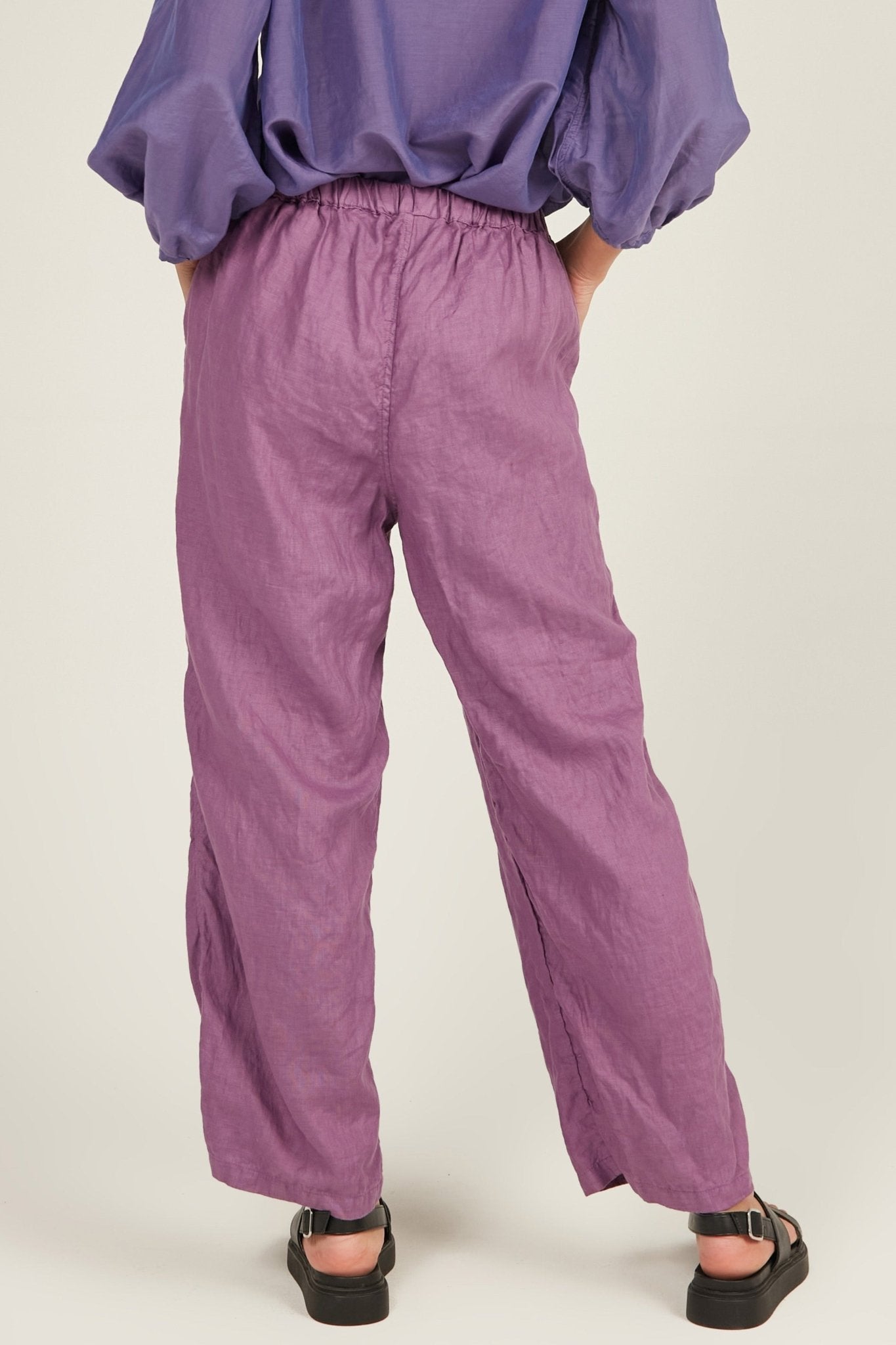 CHICHI PANT - EGGPLANT - Primness