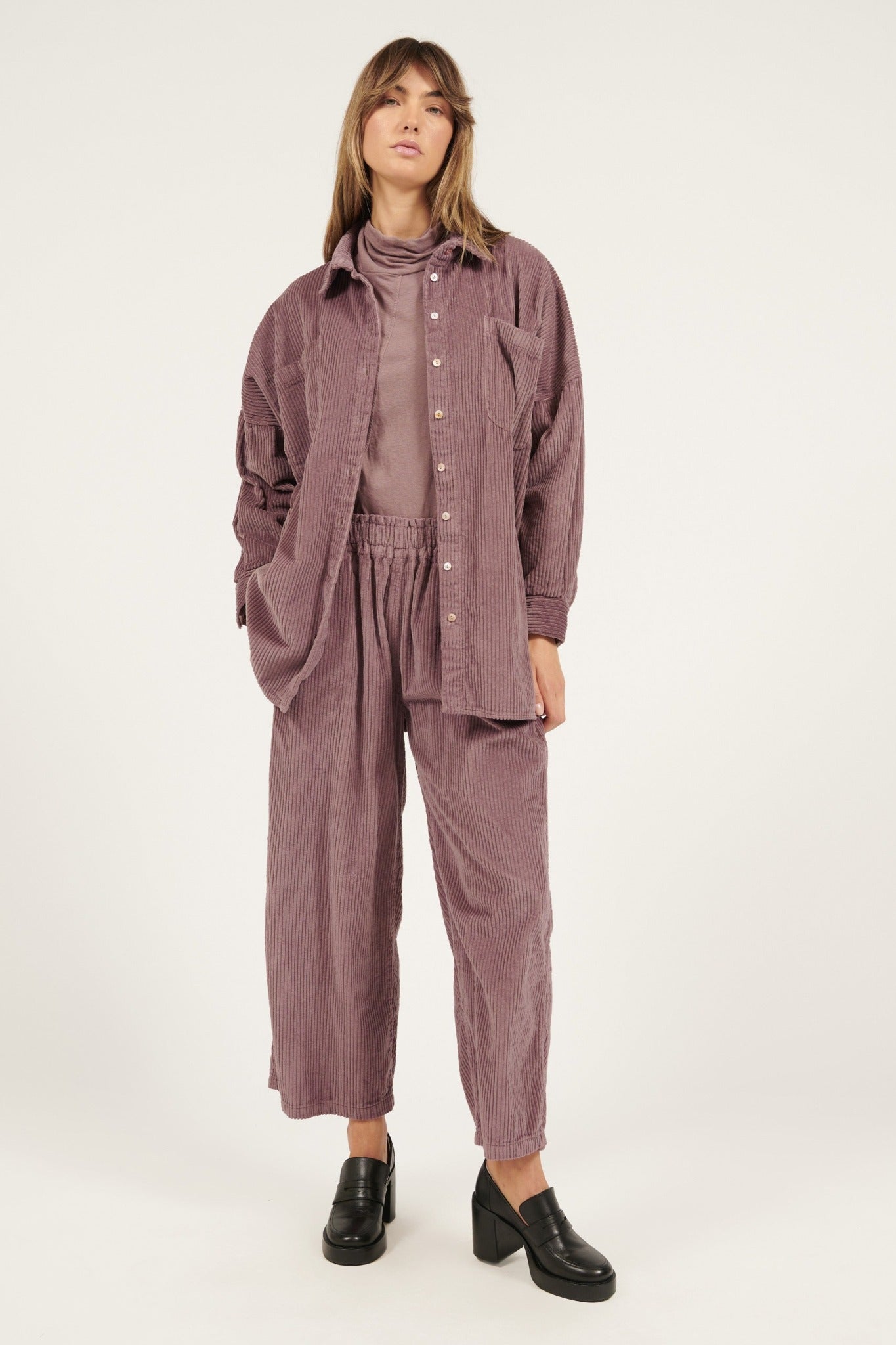 CORDIALLY PANT - MULBERRY (PRE-ORDER) - Primness