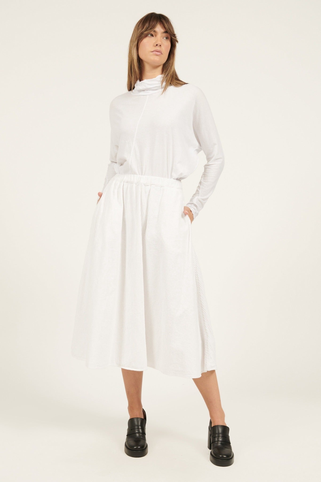 CORDIALLY SKIRT - BLANC (PRE-ORDER) - Primness