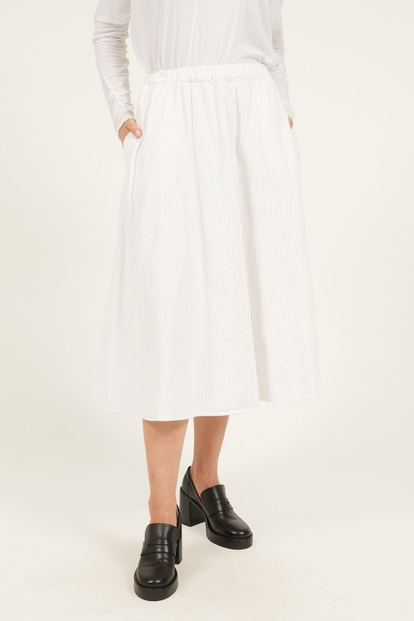 CORDIALLY SKIRT - BLANC (PRE-ORDER) - Primness