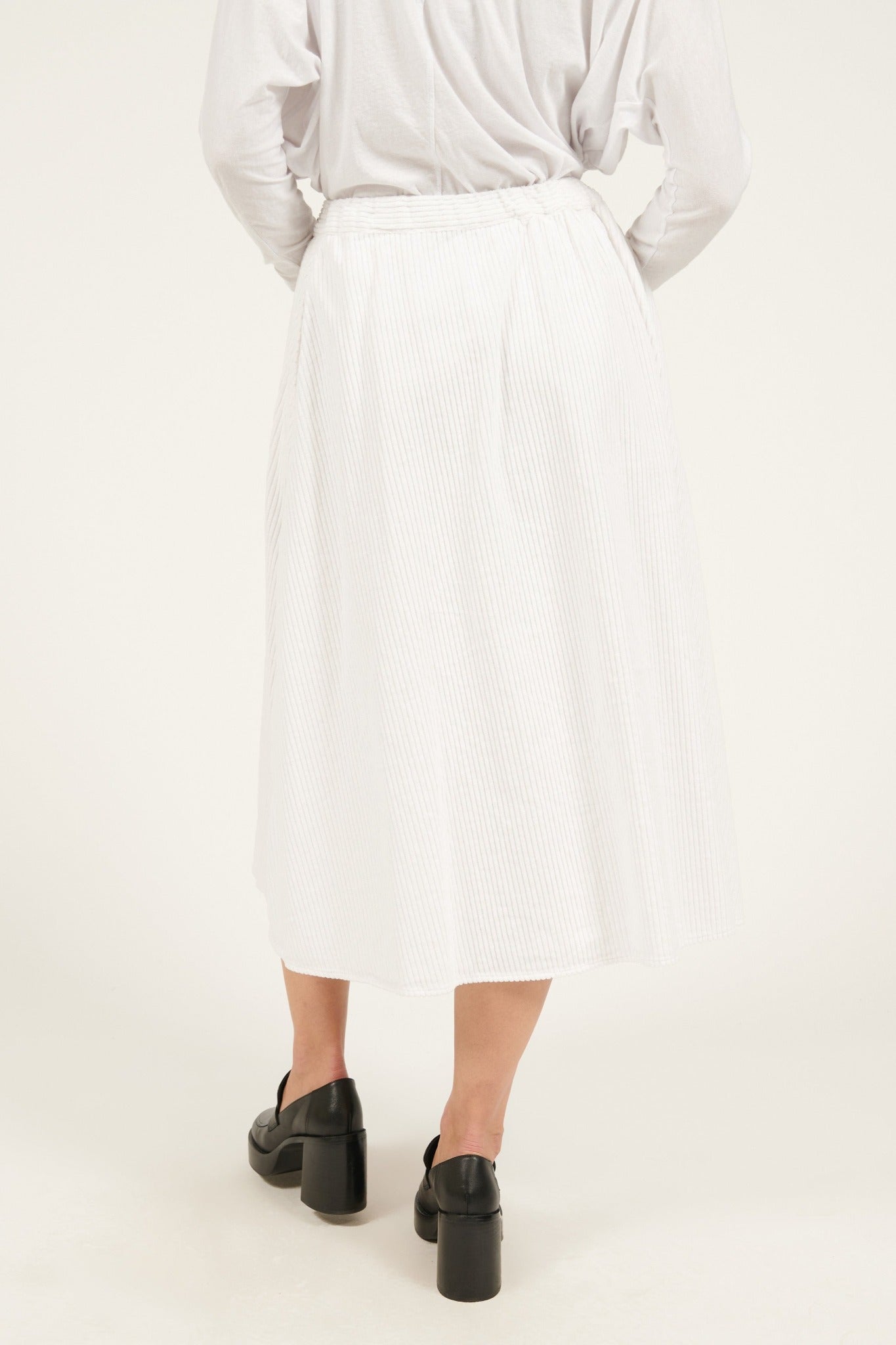 CORDIALLY SKIRT - BLANC (PRE-ORDER) - Primness