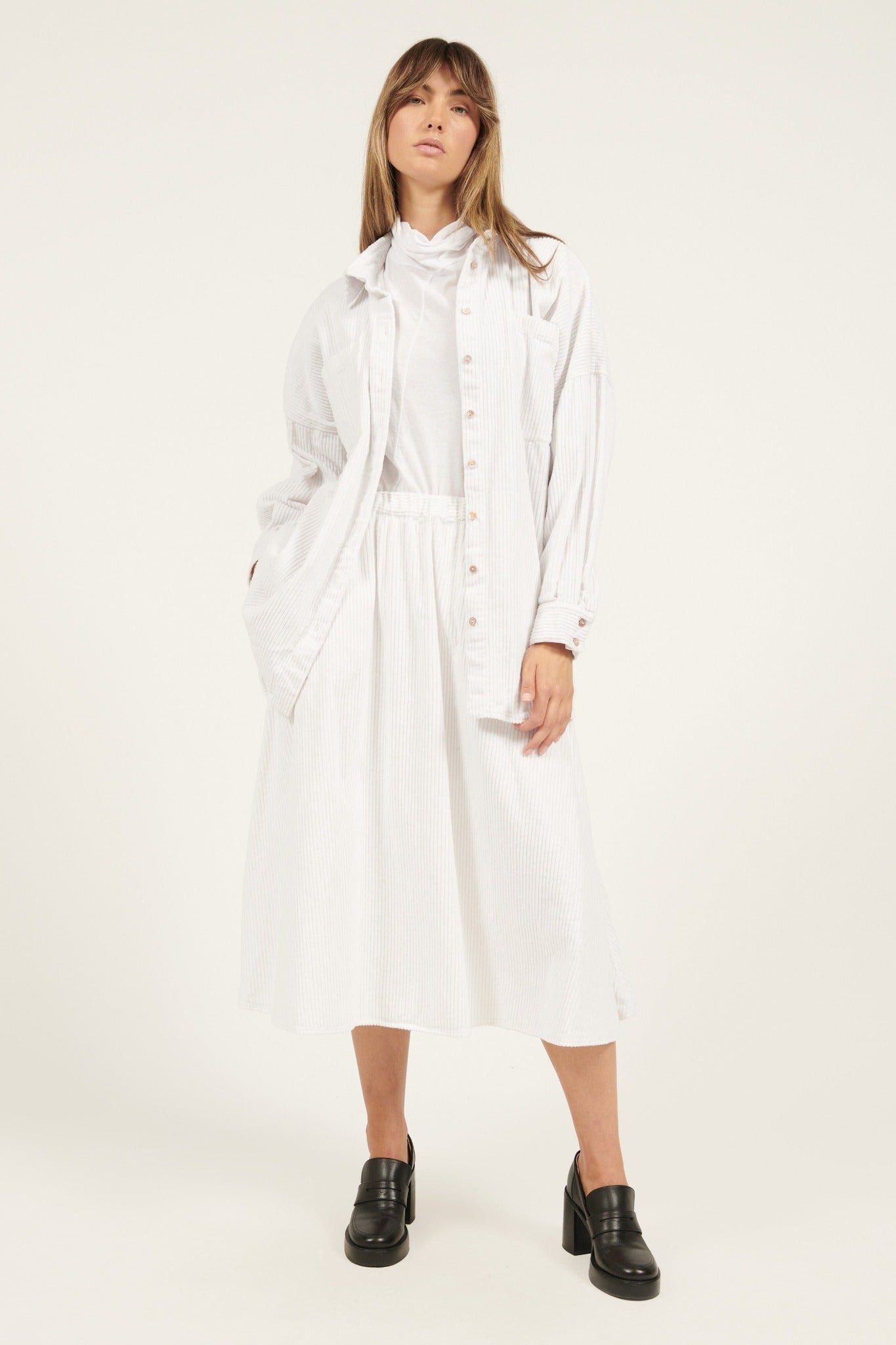 CORDIALLY SKIRT - BLANC (PRE-ORDER) - Primness