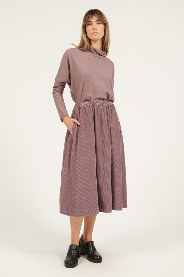 CORDIALLY SKIRT - MULBERRY (PRE-ORDER) - Primness
