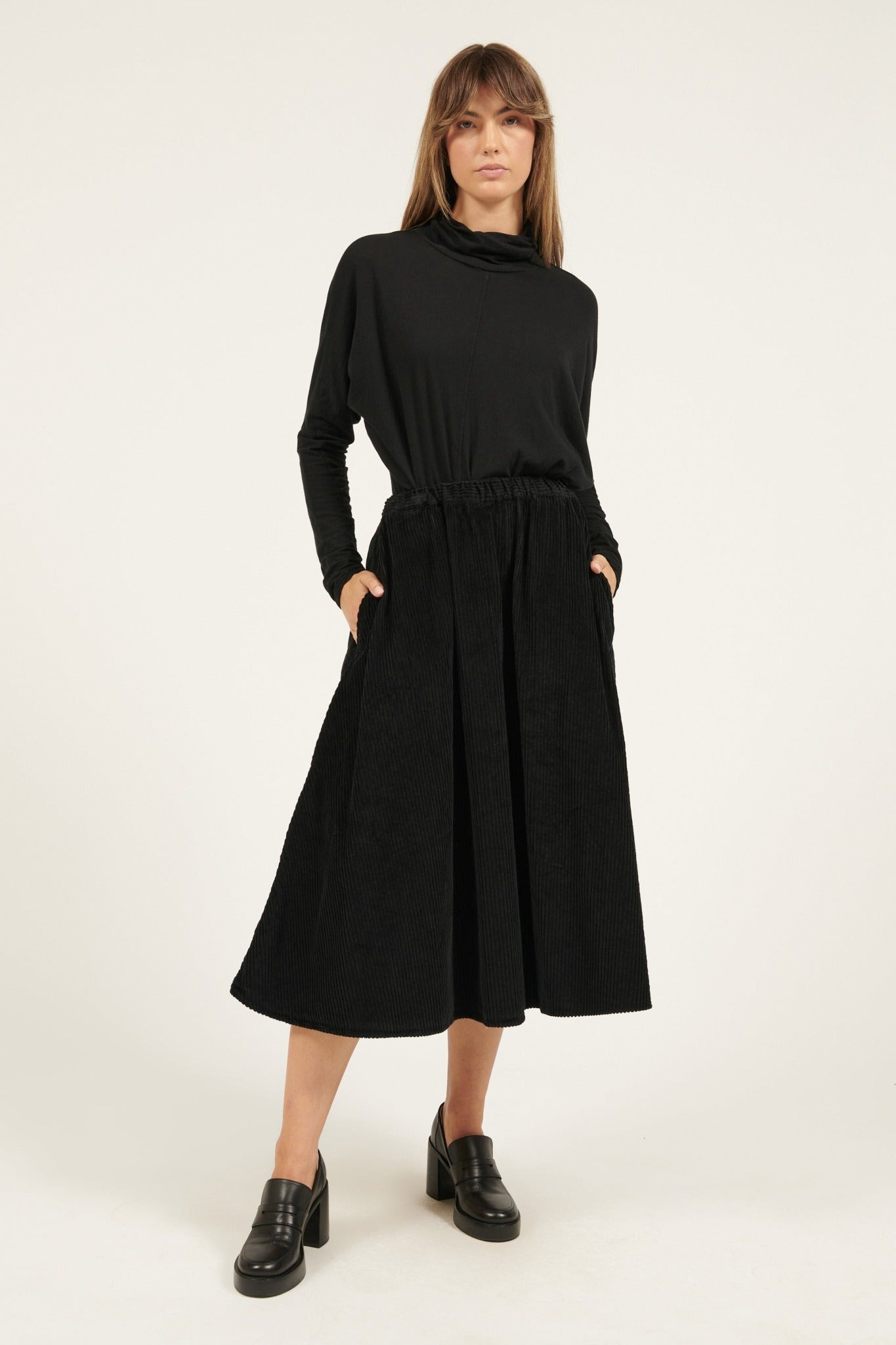 CORDIALLY SKIRT - NOIR (PRE-ORDER) - Primness