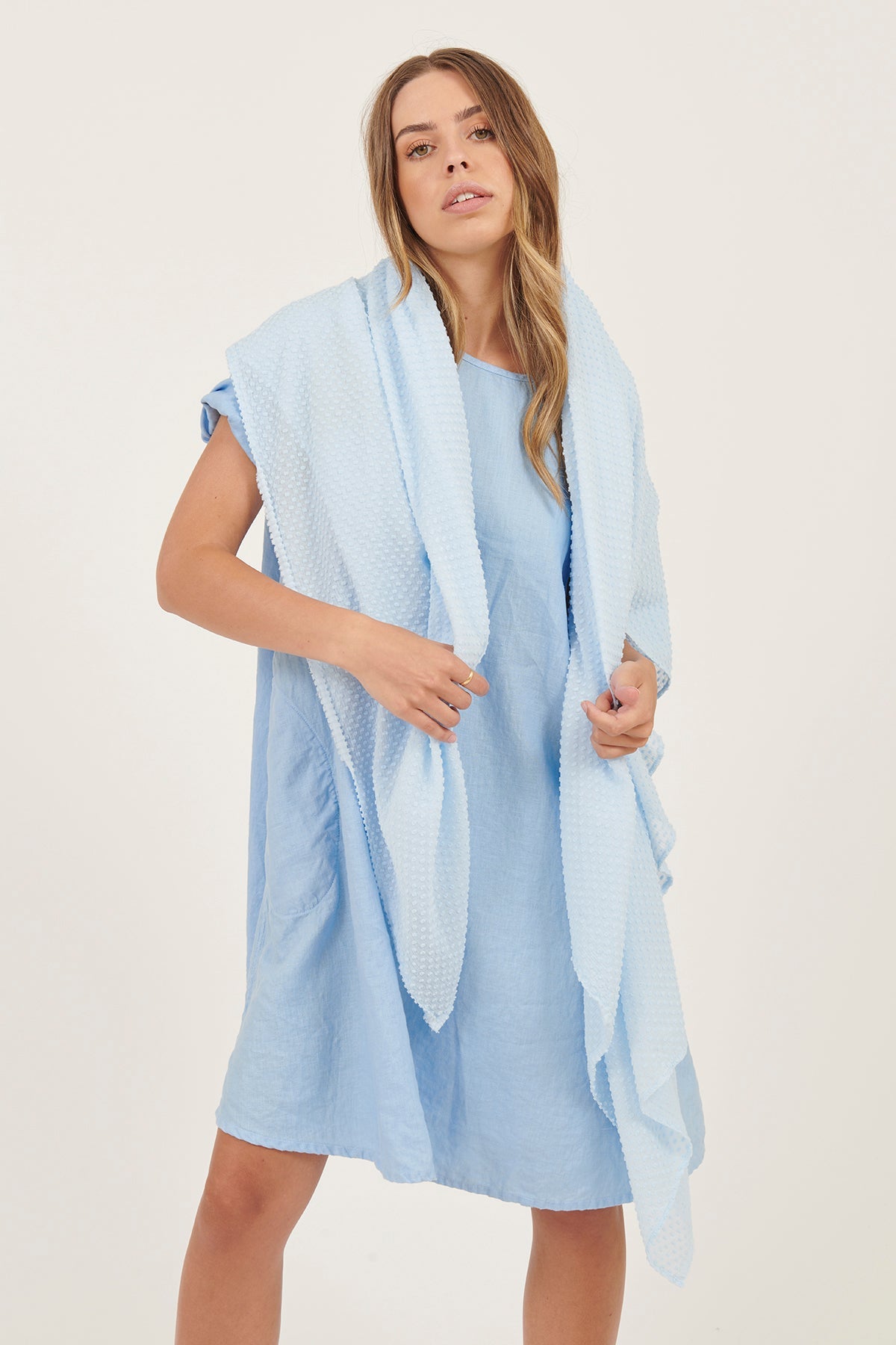 DOTTY BEACH THROW - SKYLER - Primness