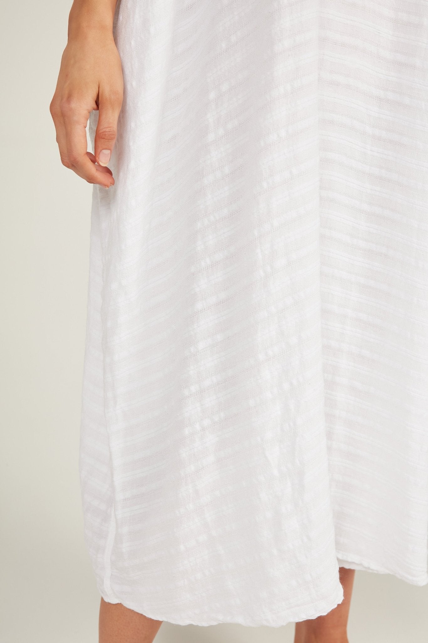 GAUZZY DRESS - BLANC - Primness