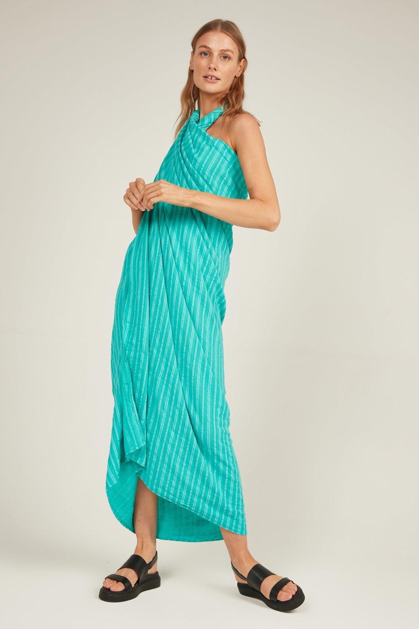 GAUZZY SARONG - TURQUOISE - Primness