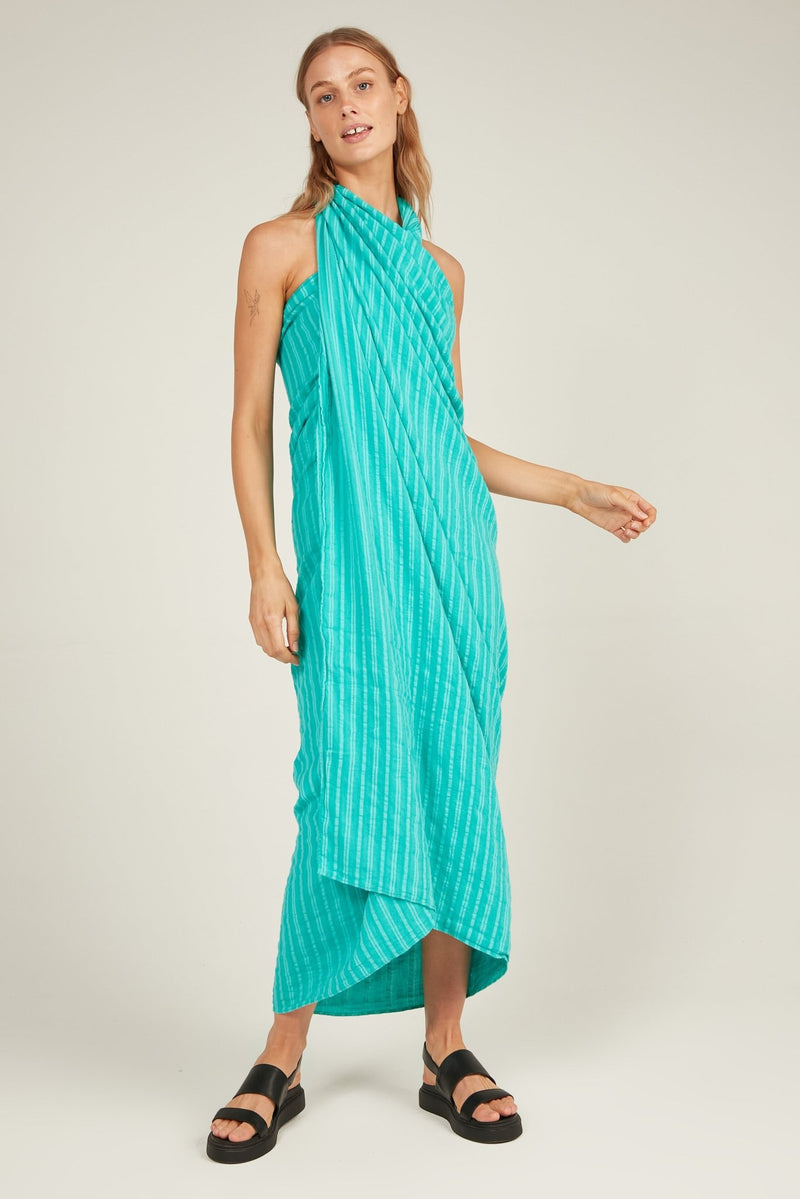 GAUZZY SARONG - TURQUOISE - Primness