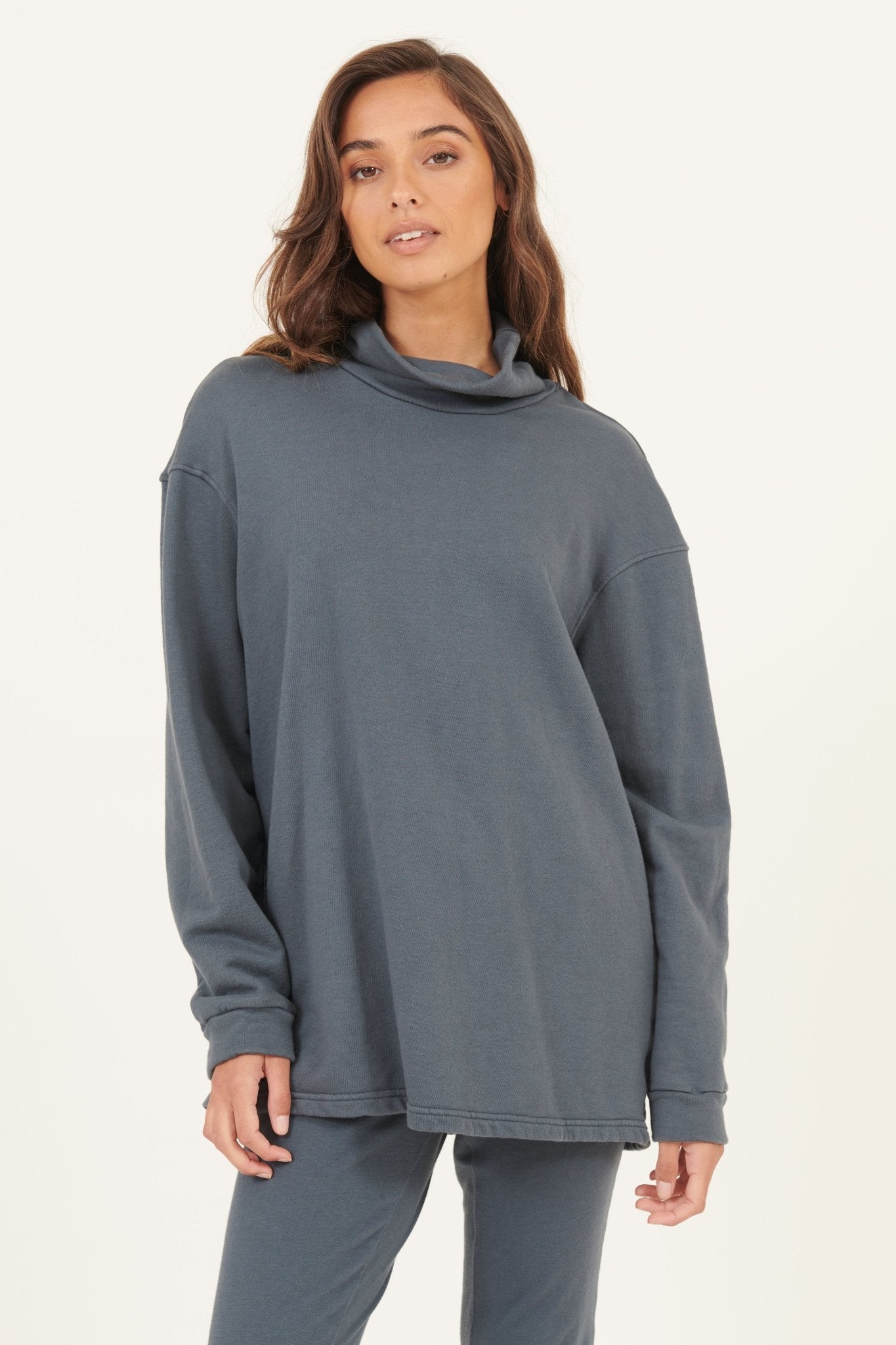 GIA ROLL NECK - SLATE - FINAL SALE – Primness