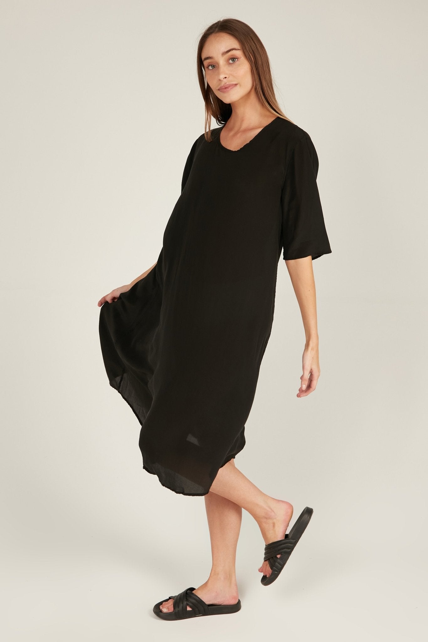 GIGI DRESS - NOIR - Primness