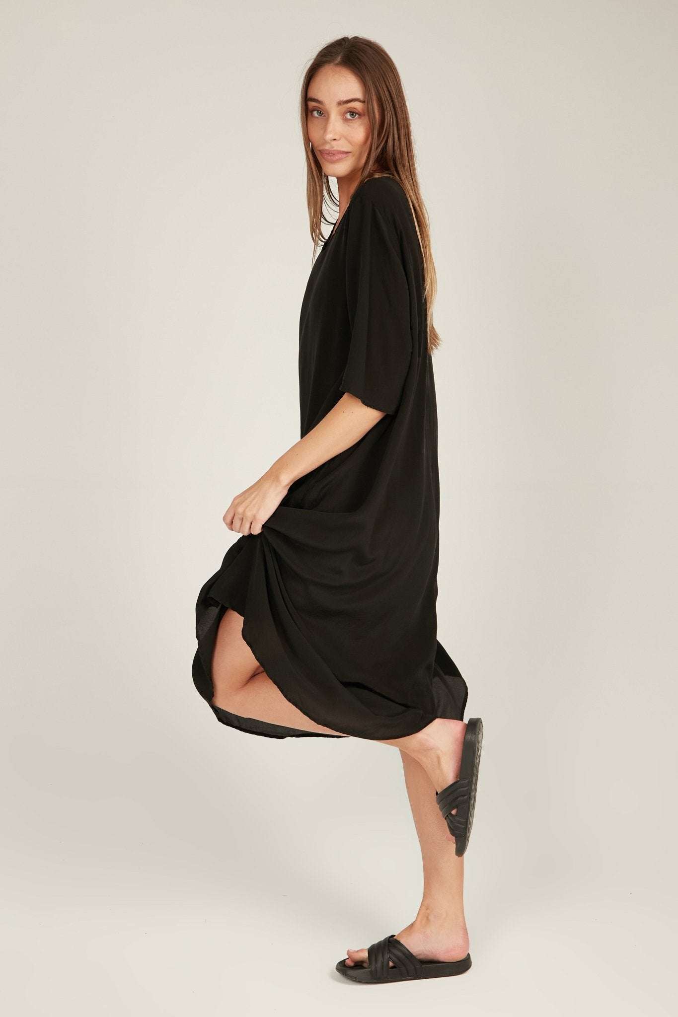 GIGI DRESS - NOIR - Primness