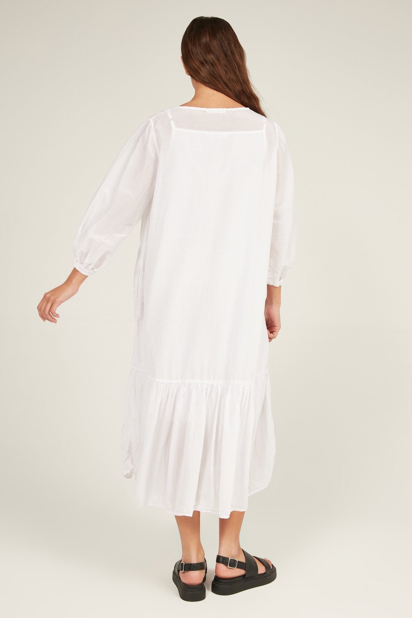 GINNY DRESS - BLANC - Primness