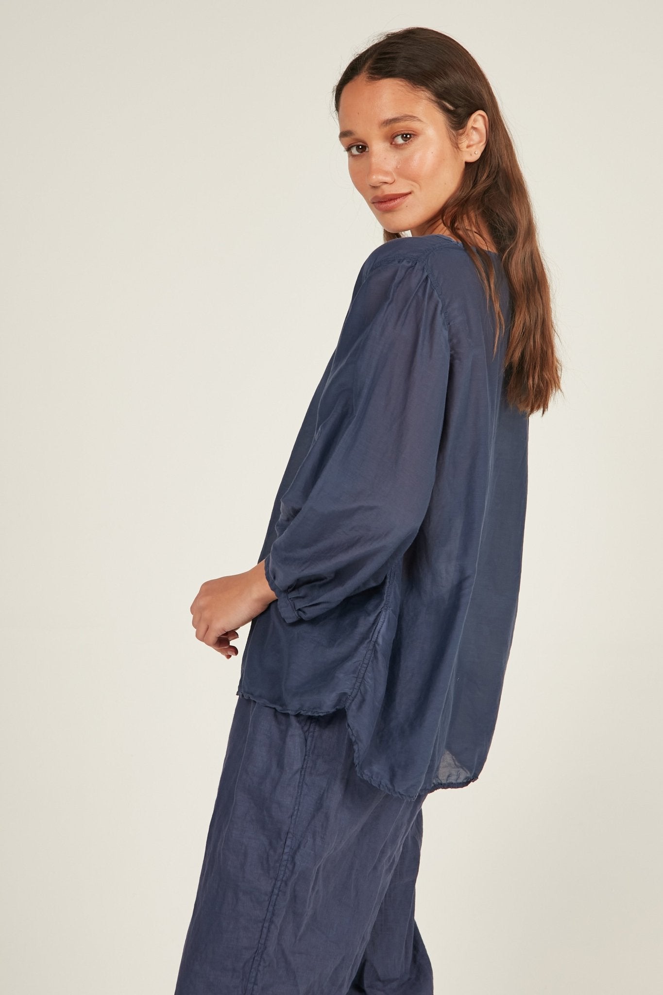 GINNY TOP - DARK NAVY - Primness