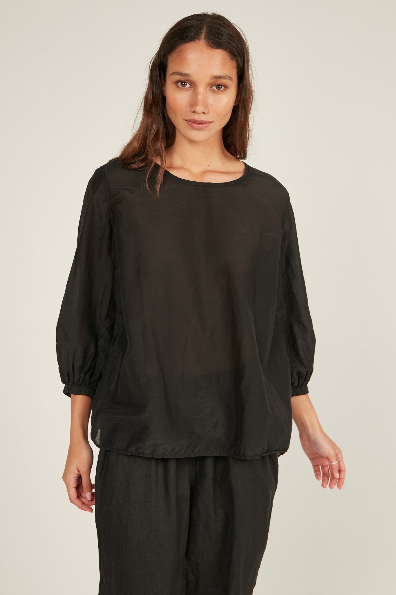 GINNY TOP - NOIR - Primness