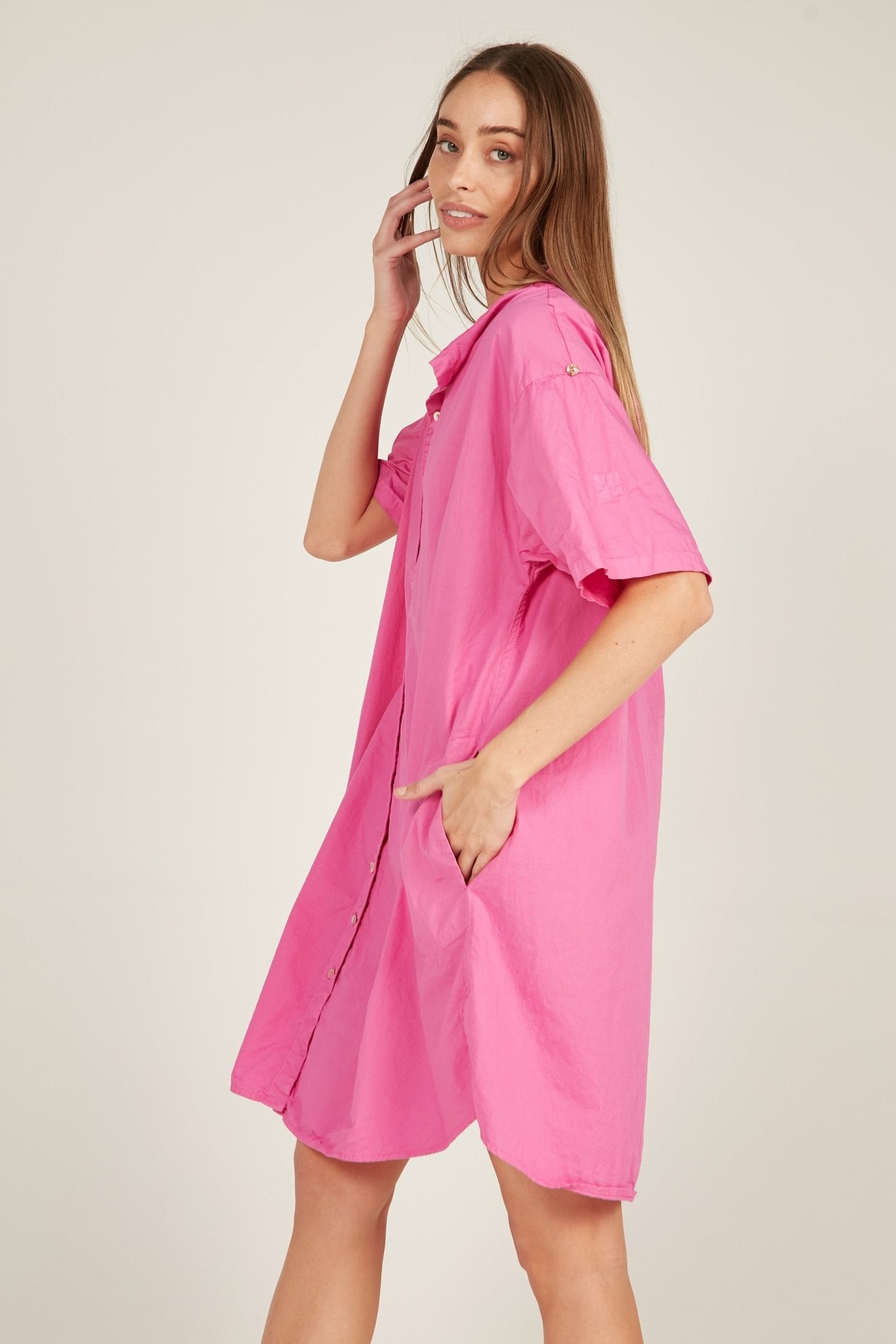 GOPPI DRESS - FLAMINGO - Primness