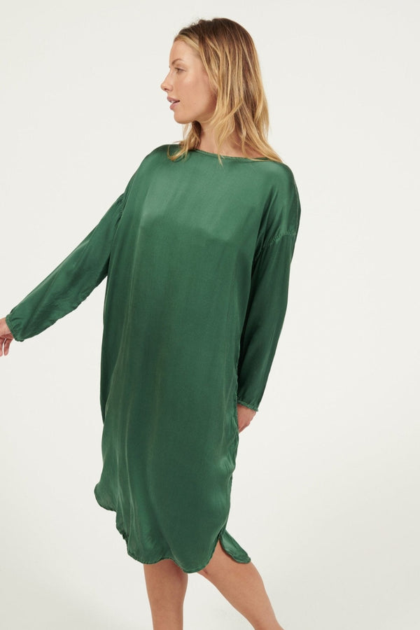 GRANDY DRESS - BOTTLE GREEN - Primness