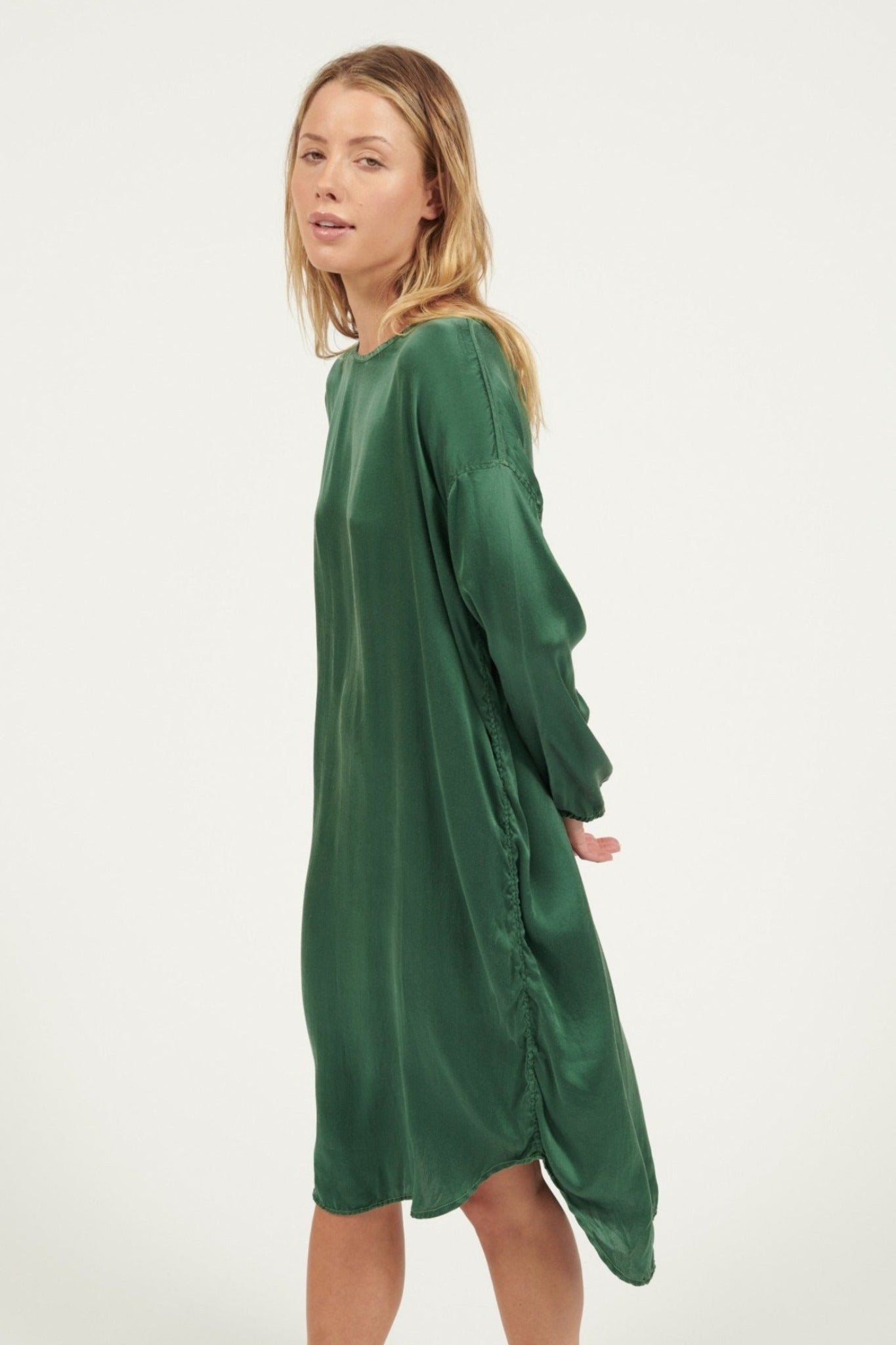 GRANDY DRESS - BOTTLE GREEN - Primness