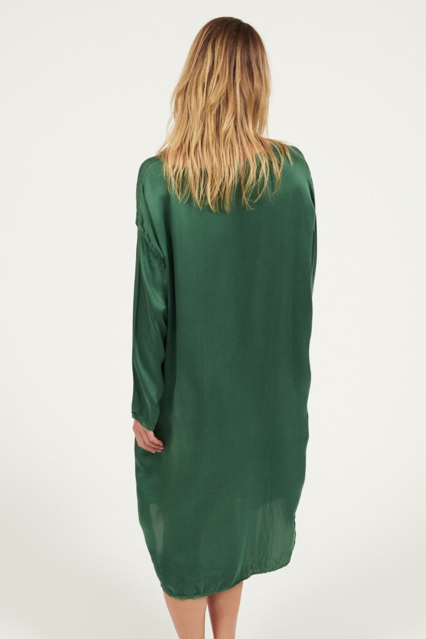 GRANDY DRESS - BOTTLE GREEN - Primness