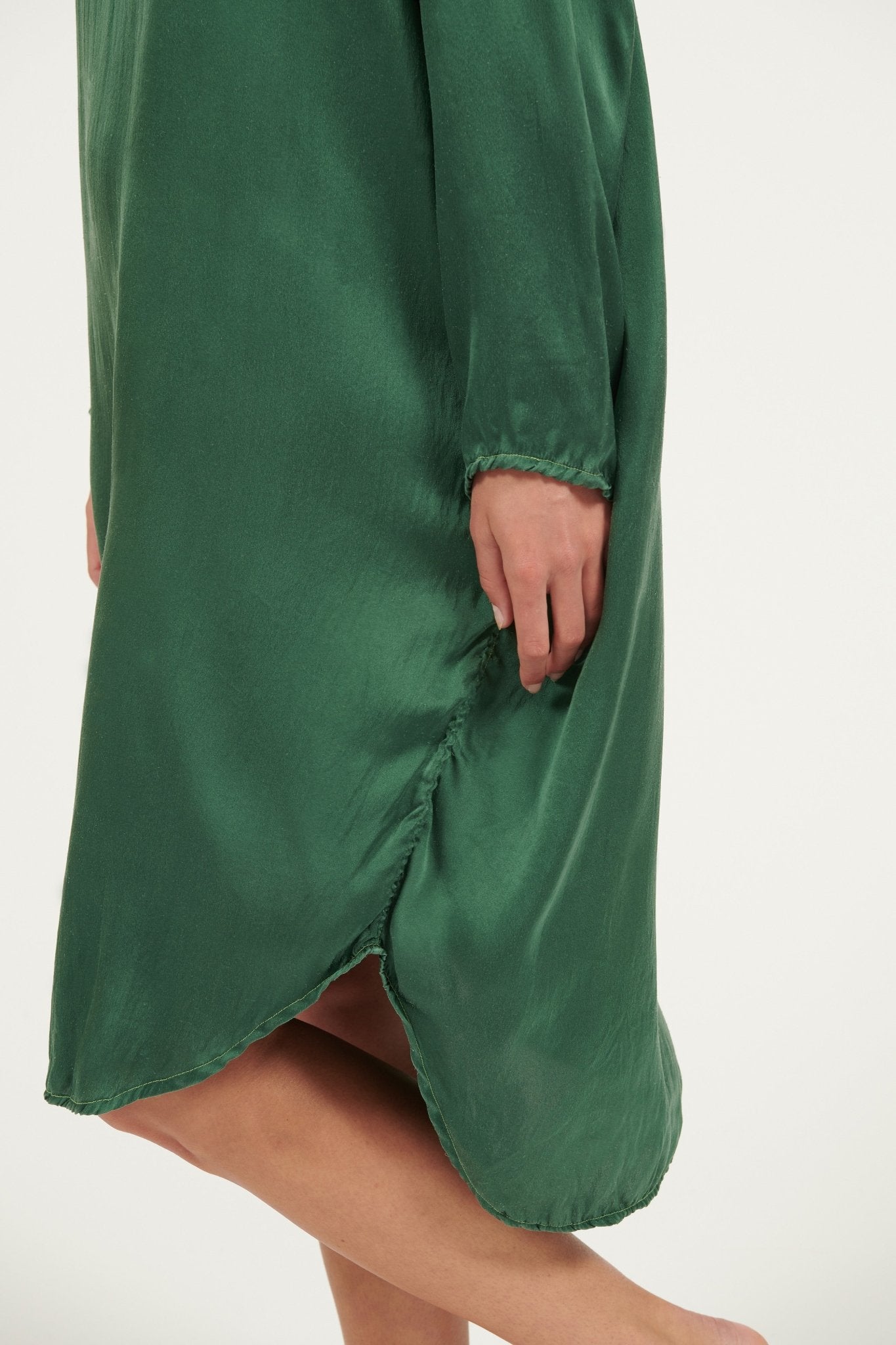 GRANDY DRESS - BOTTLE GREEN - Primness