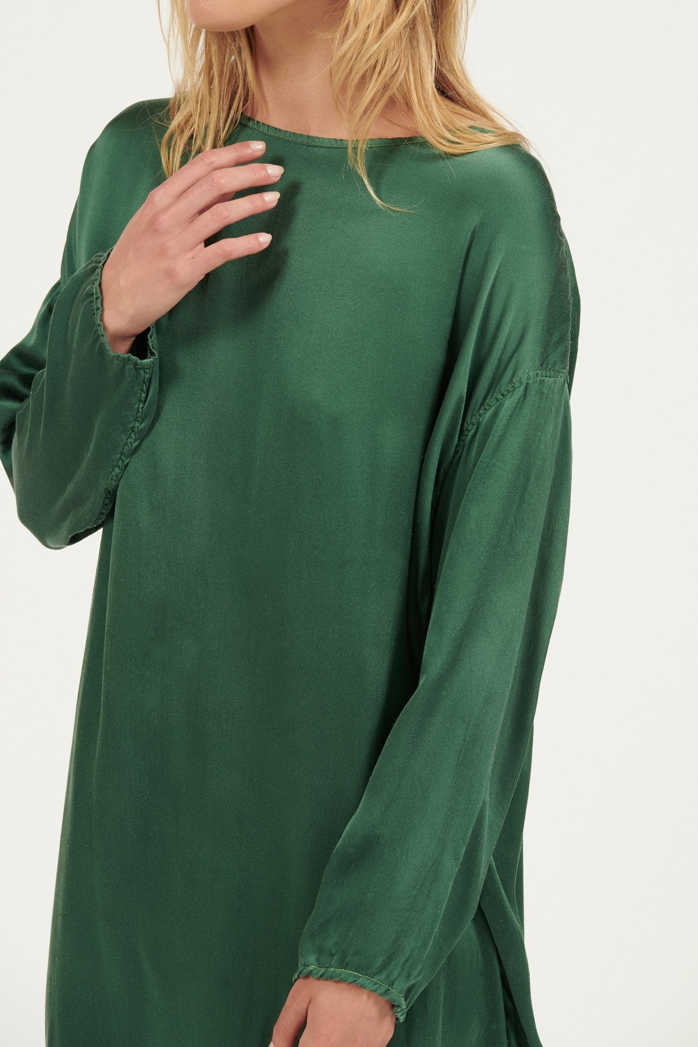 GRANDY DRESS - BOTTLE GREEN - Primness