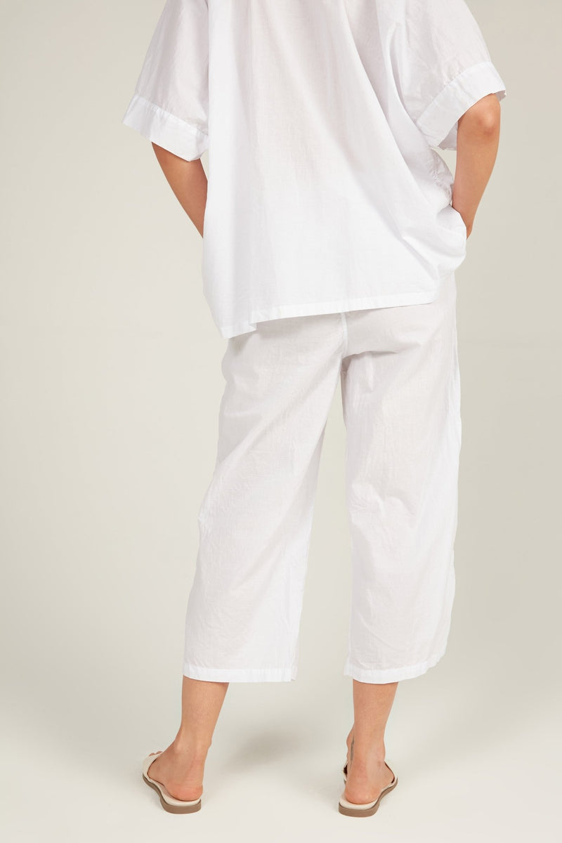 HOLIDAY CROPPED PANT - BLANC - Primness