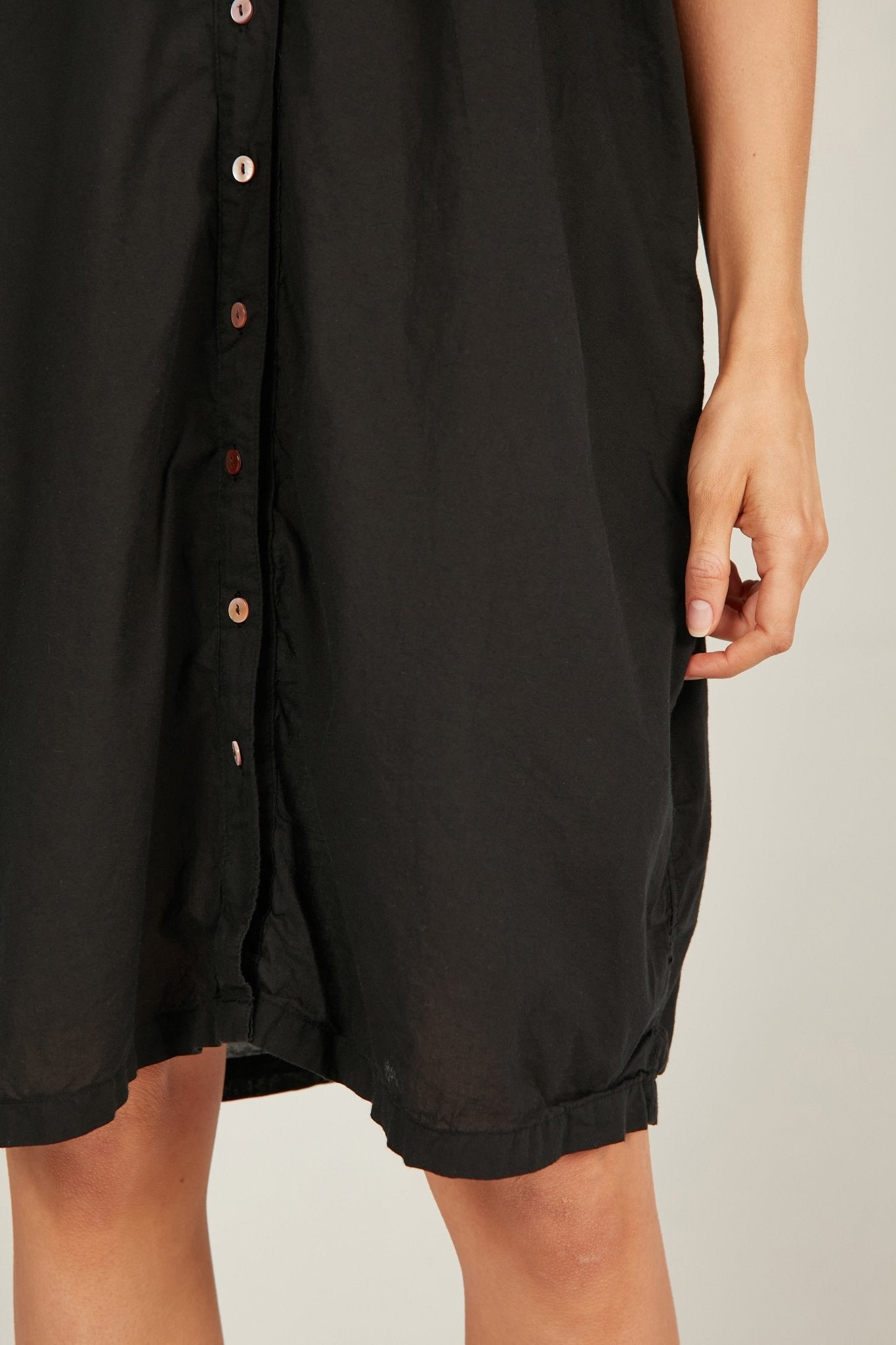 HOLIDAY SHIRT DRESS - NOIR - Primness