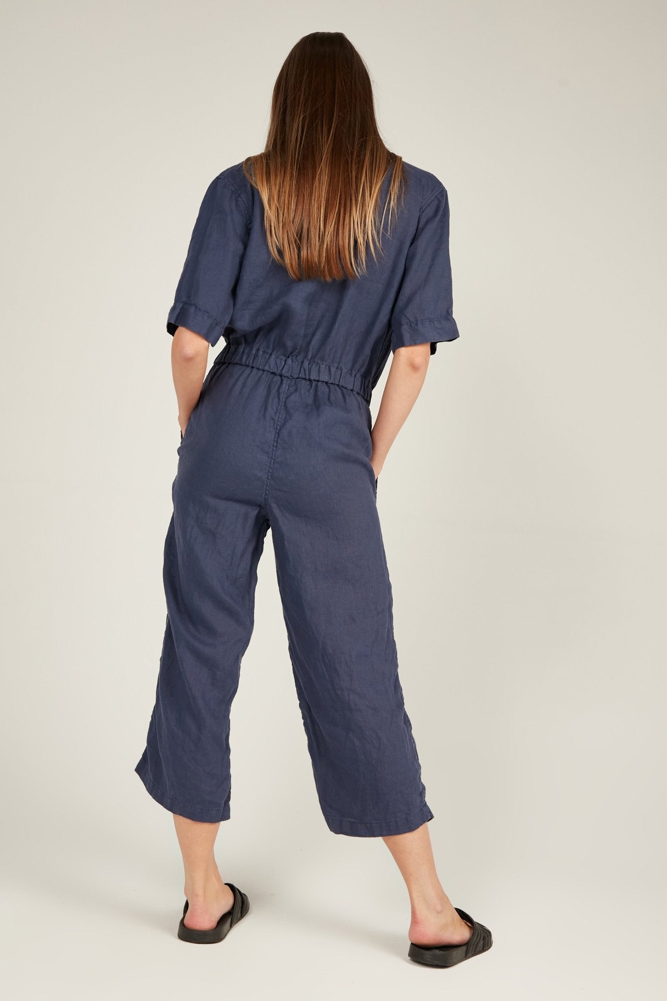 ISLAND JUMPSUIT - DARK NAVY (PRE-ORDER) - Primness