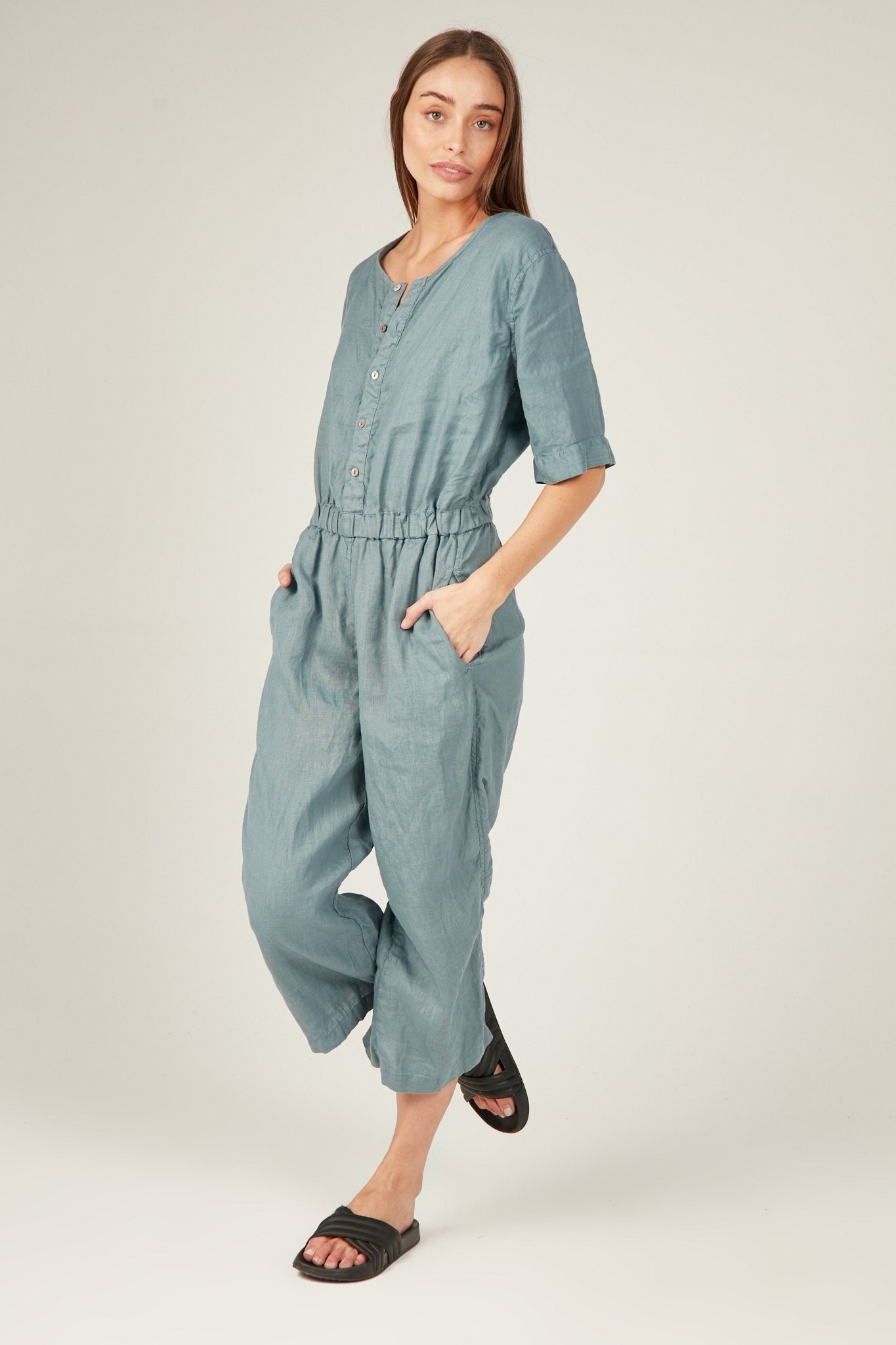 ISLAND JUMPSUIT - LAGOON (PRE-ORDER) - Primness