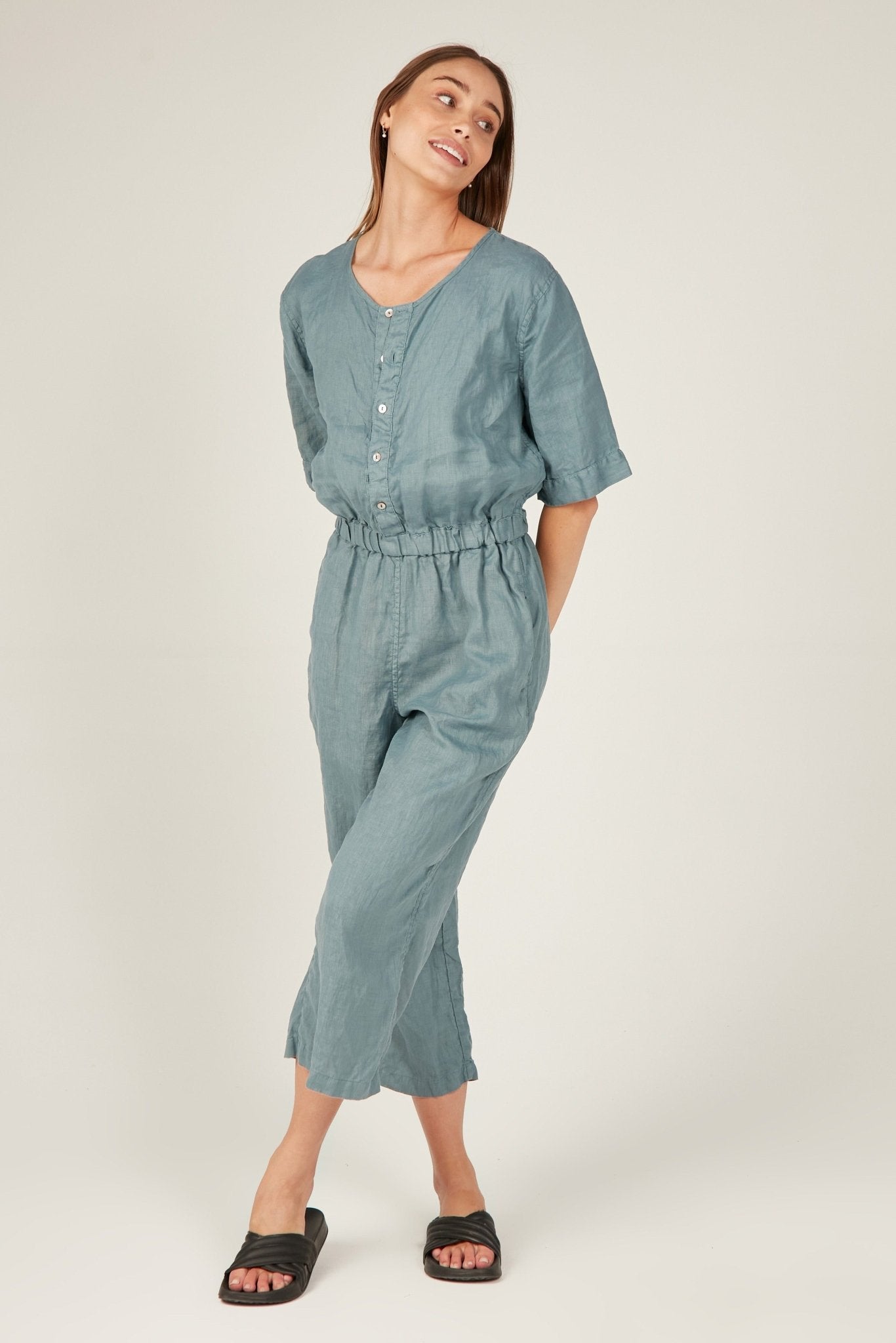 ISLAND JUMPSUIT - LAGOON (PRE-ORDER) - Primness