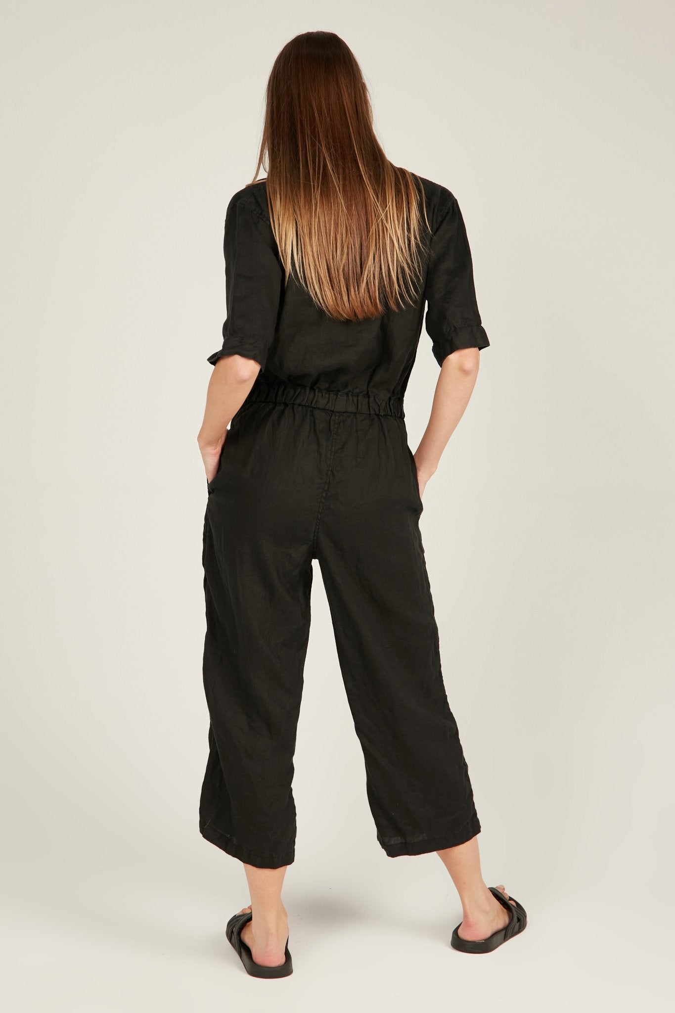 ISLAND JUMPSUIT - NOIR (PRE-ORDER) - Primness