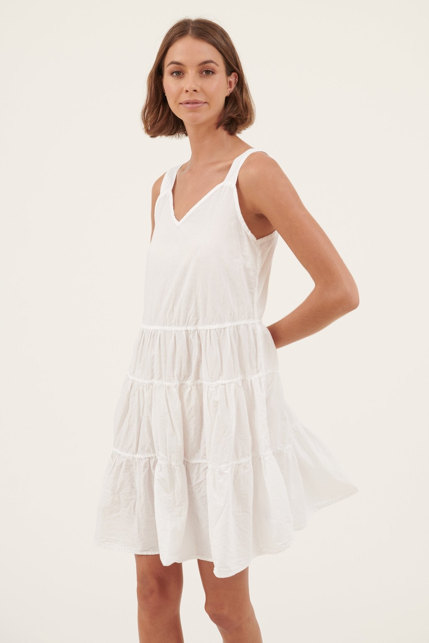 KEENIE SUNDRESS - BLANC - FINAL SALE - Primness